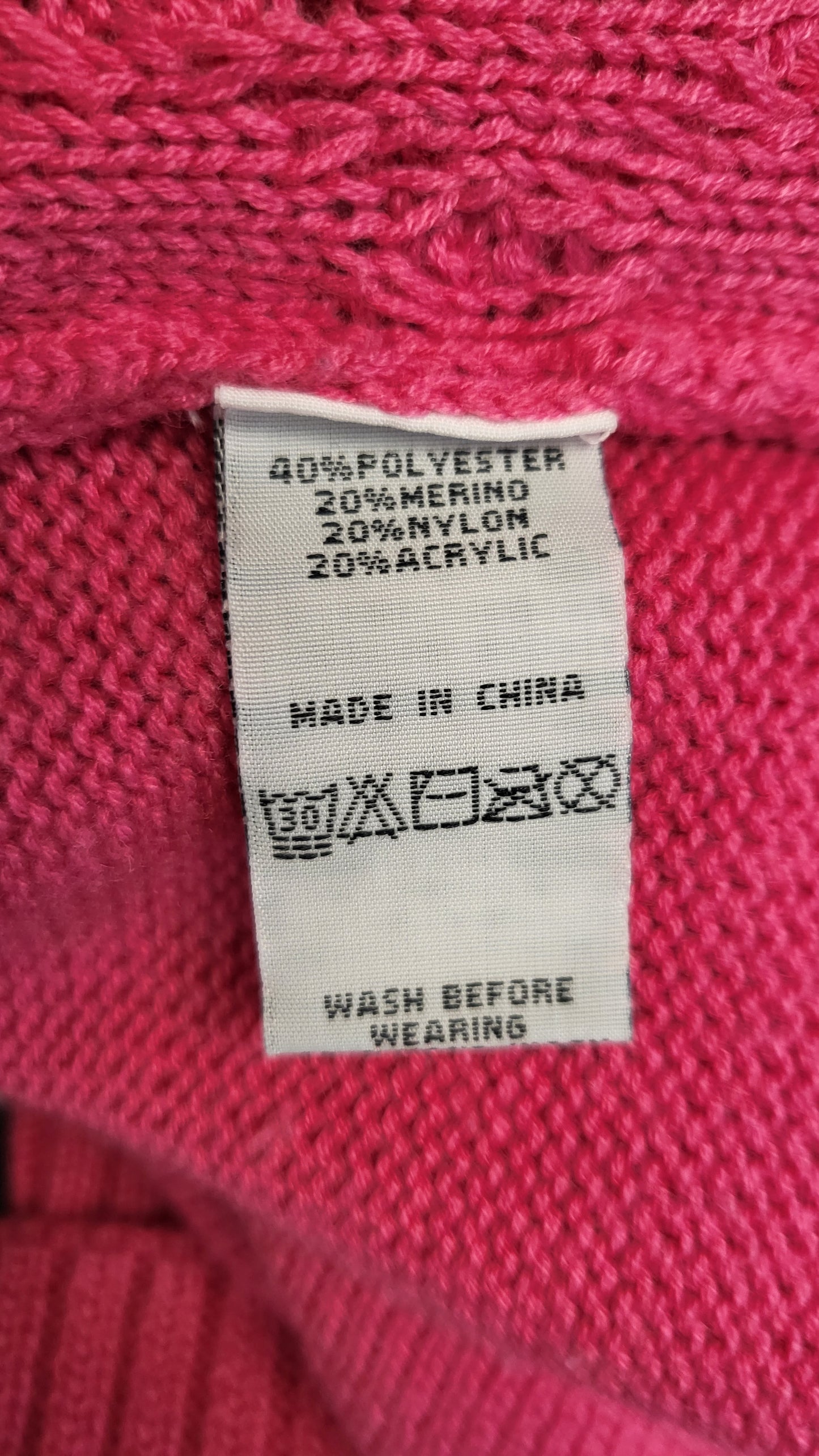 Foil Pink Cable Knit (12)