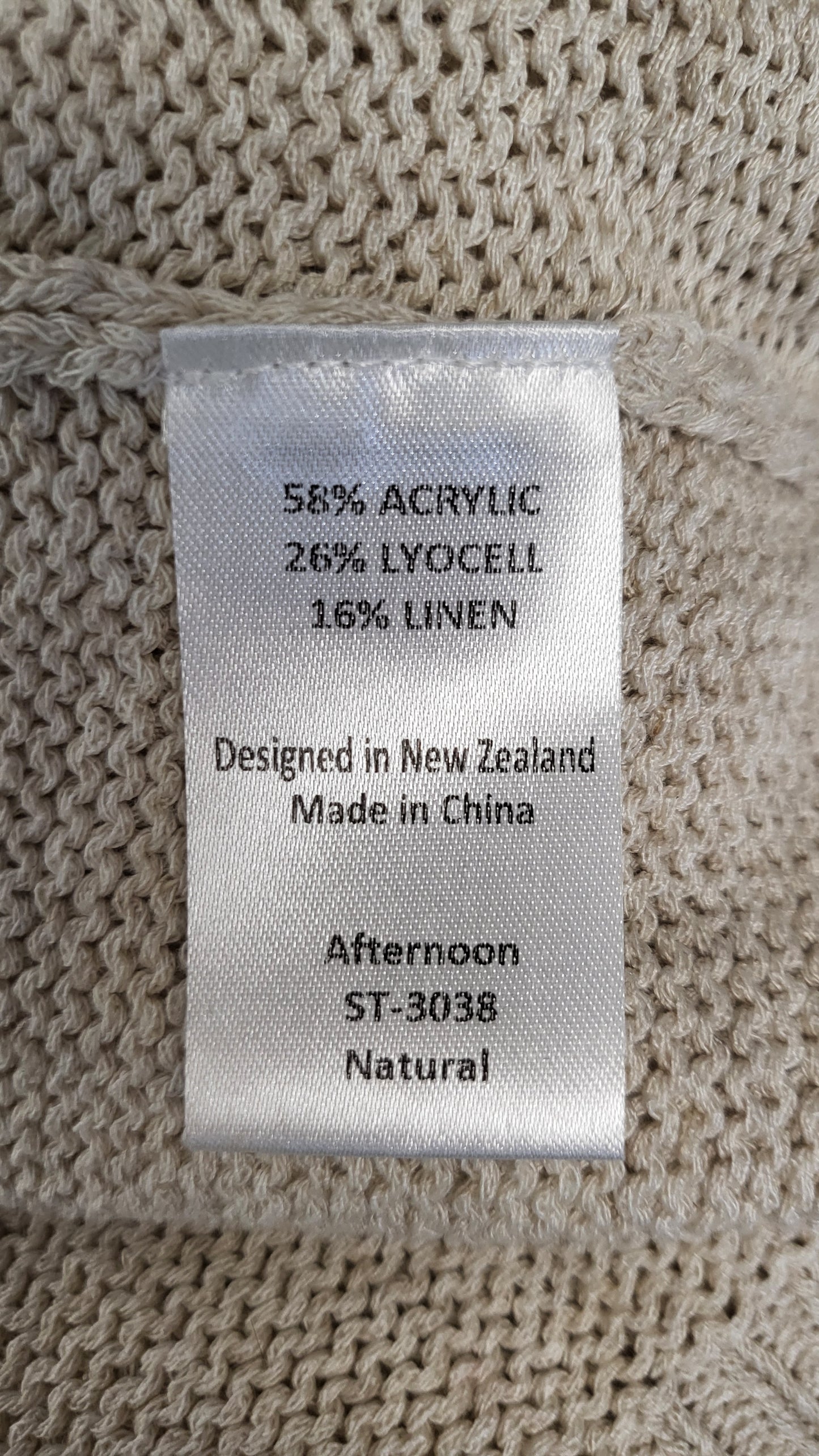 Stories Be Told Natural Relaxed V Neck Knit (10)