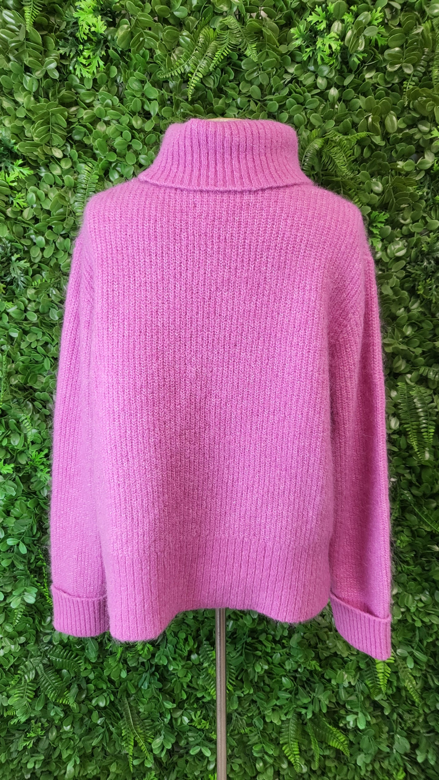 Ivy + Jack Pink Rolled Neck Knit (10-12)