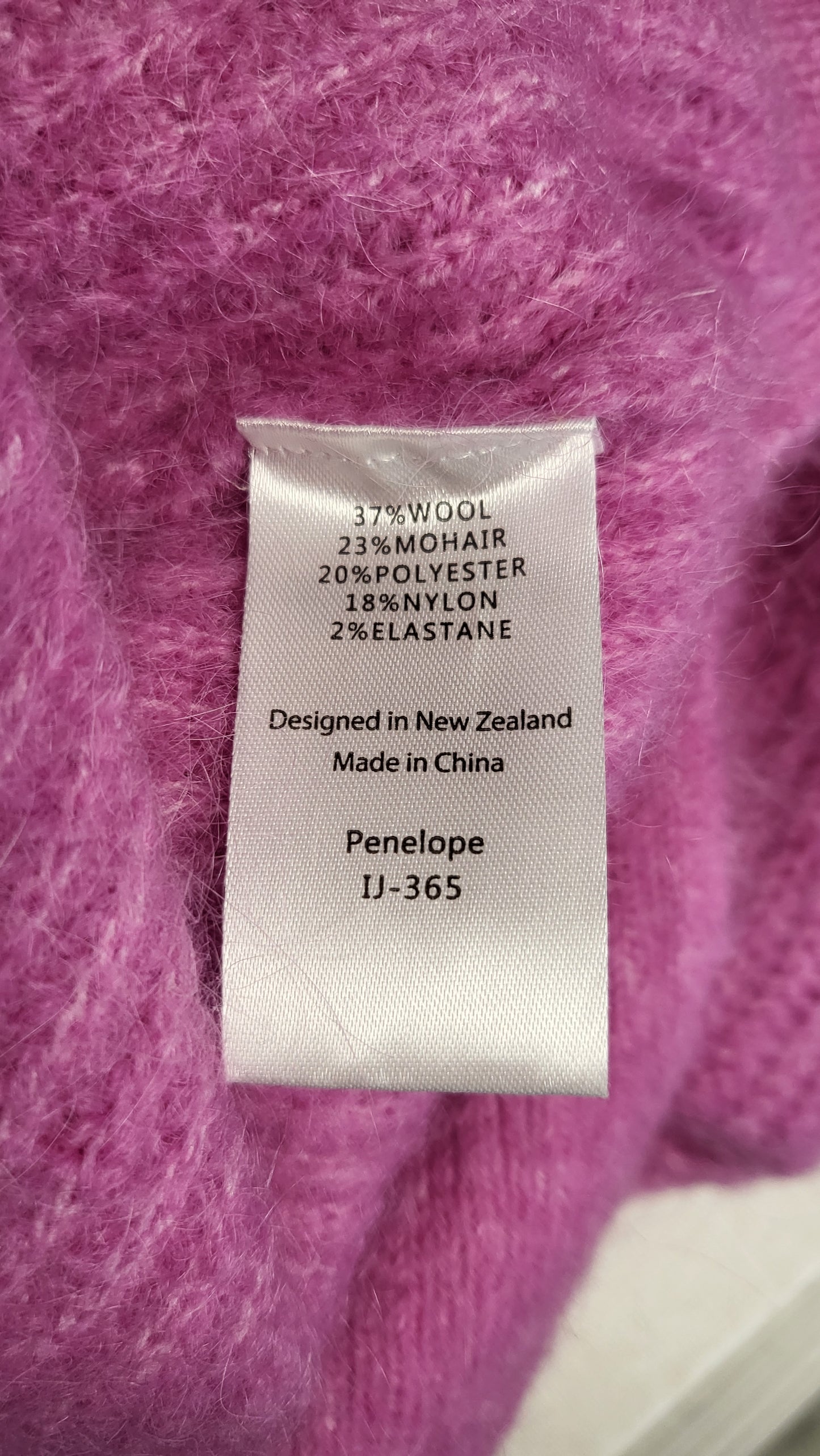 Ivy + Jack Pink Rolled Neck Knit (10-12)