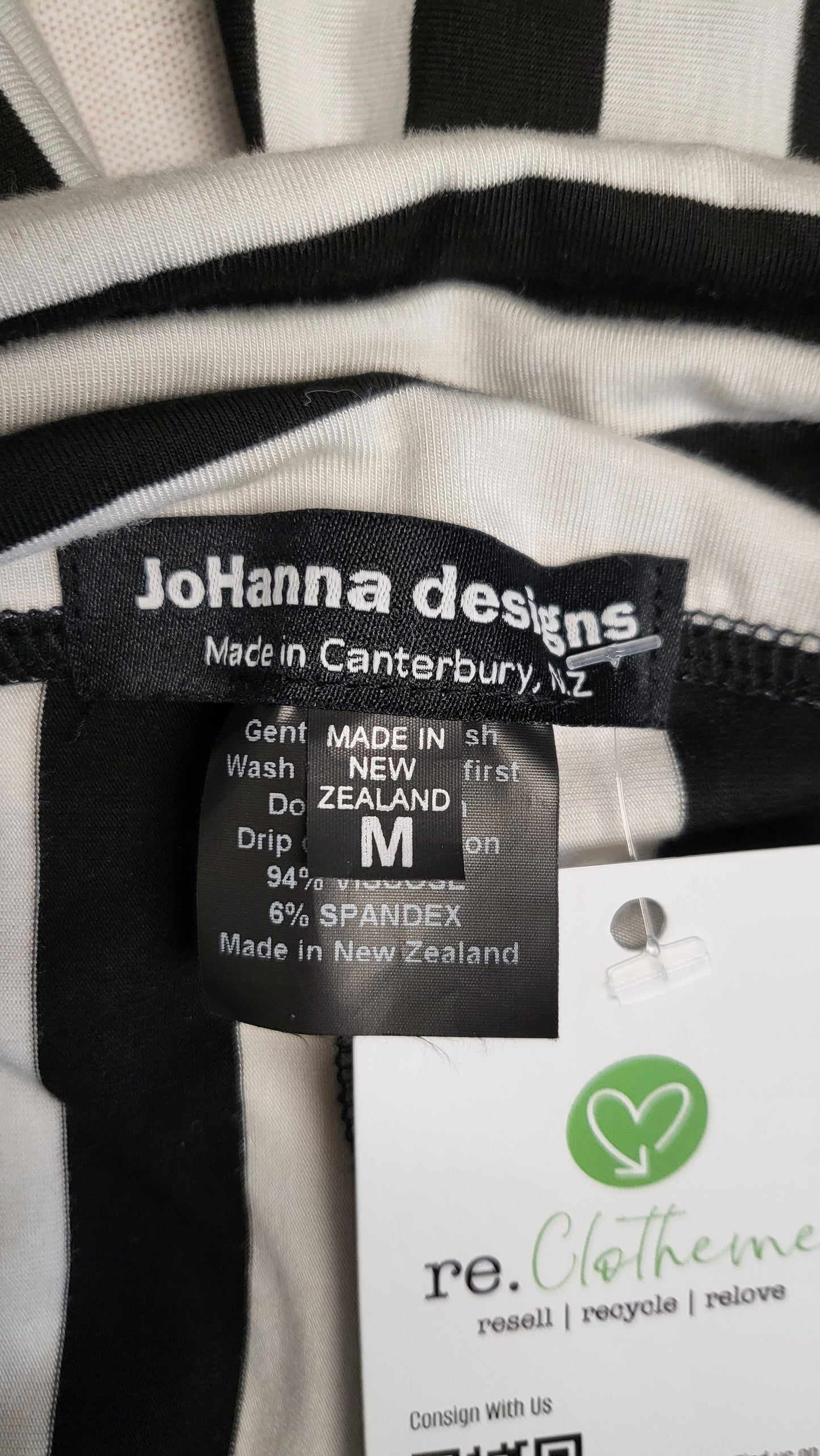 JoHanna Designs B/W Stripe Pant (12)