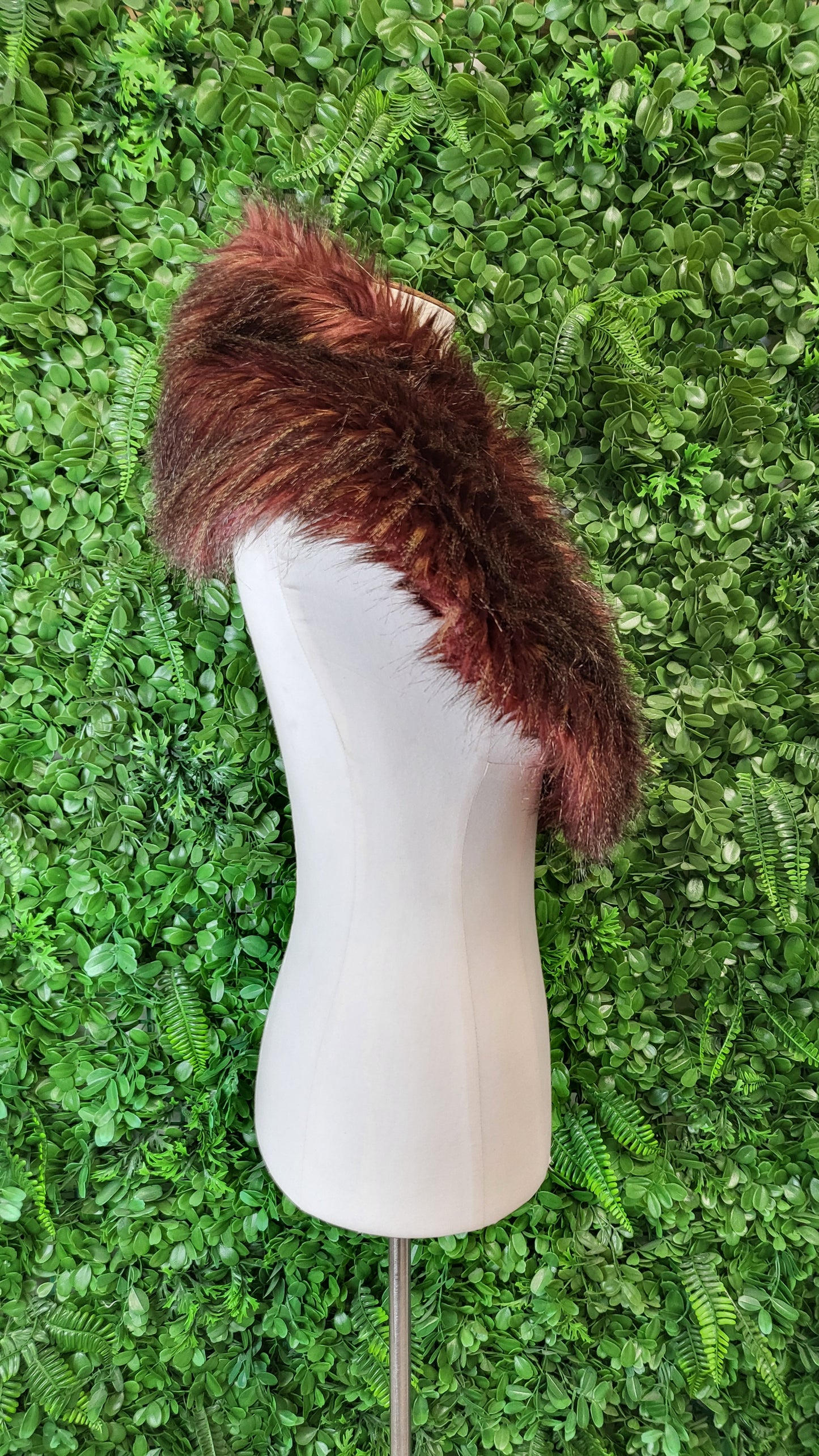 Max  Faux Fur Wrap Cape