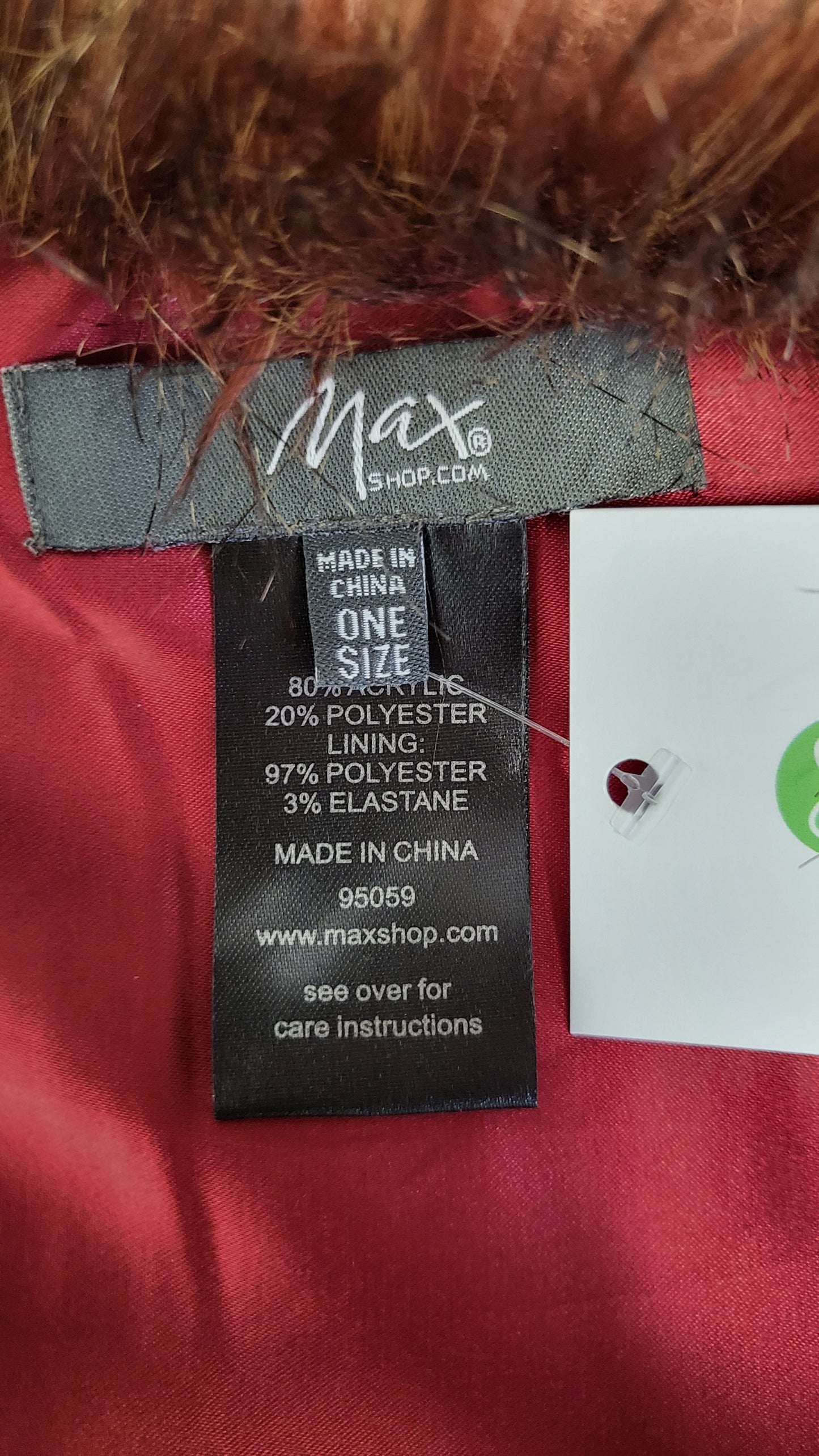 Max  Faux Fur Wrap Cape