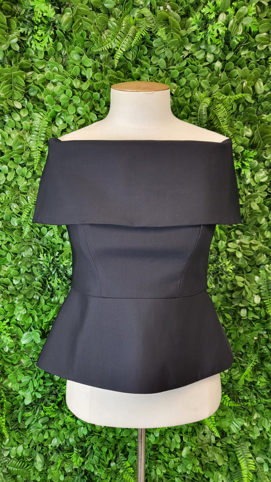 Cue Black Shaped Top (10)