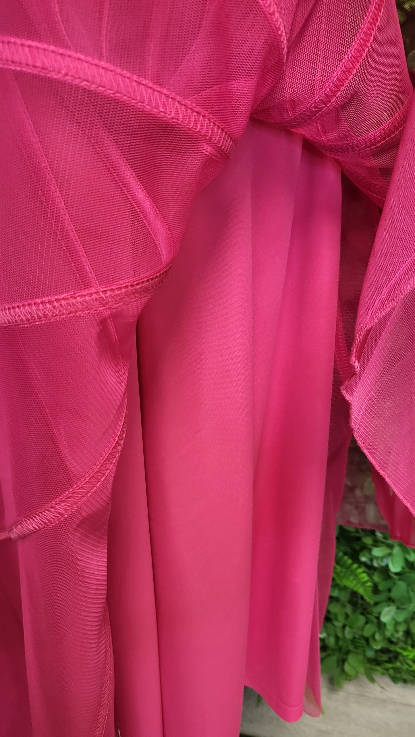 L'officiel Pink Tulle & Pleat Dress BNWT (12)