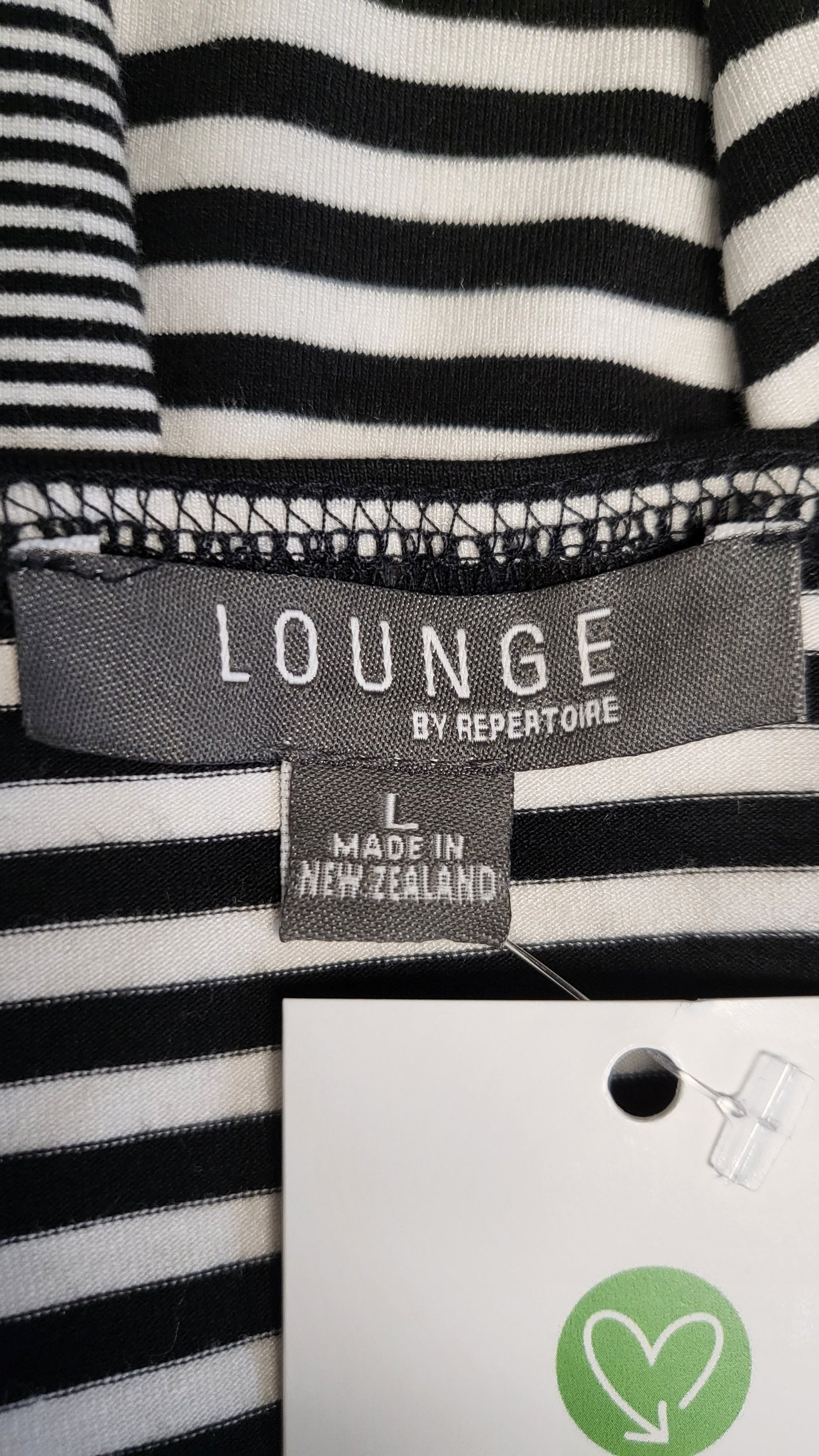 Lounge  by Repertoire B/W Striped Top (14)