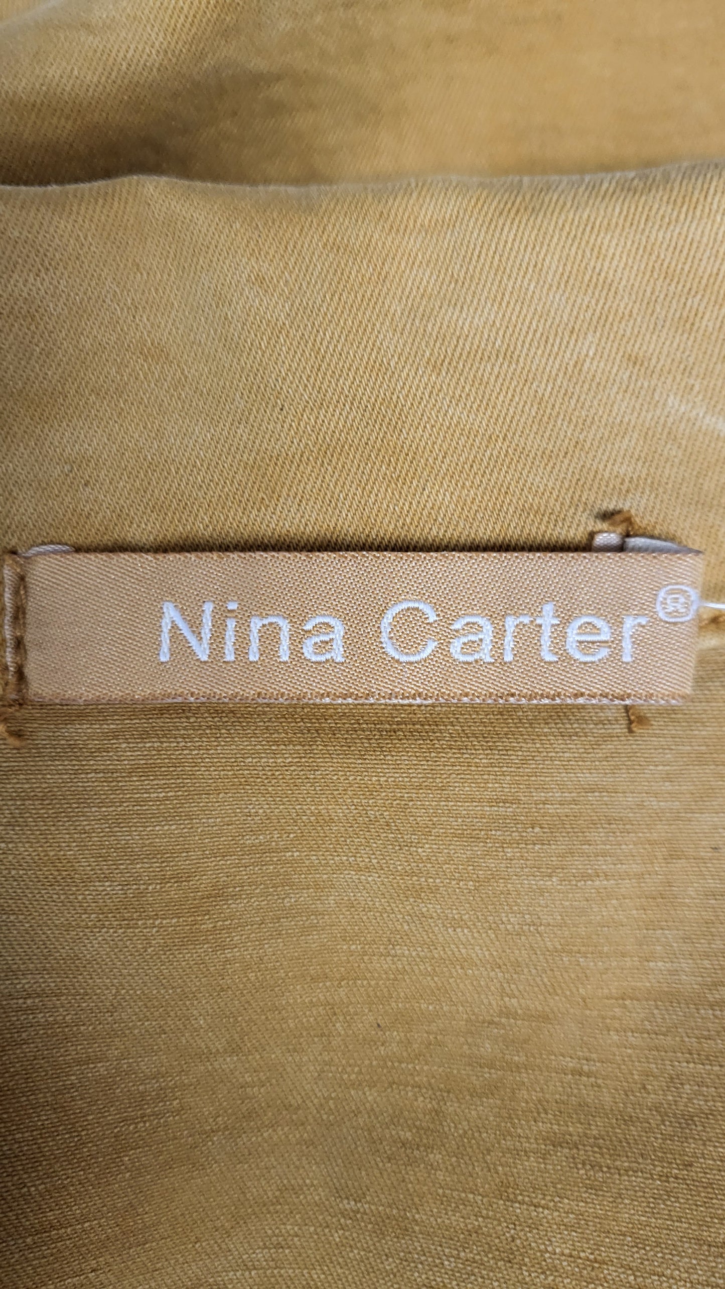 Nina Carter Mustard Denim Jacket (6-8)