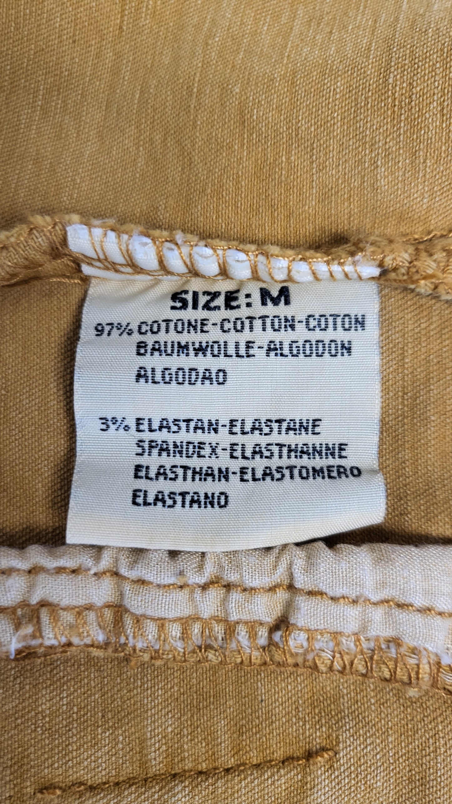 Nina Carter Mustard Denim Jacket (6-8)