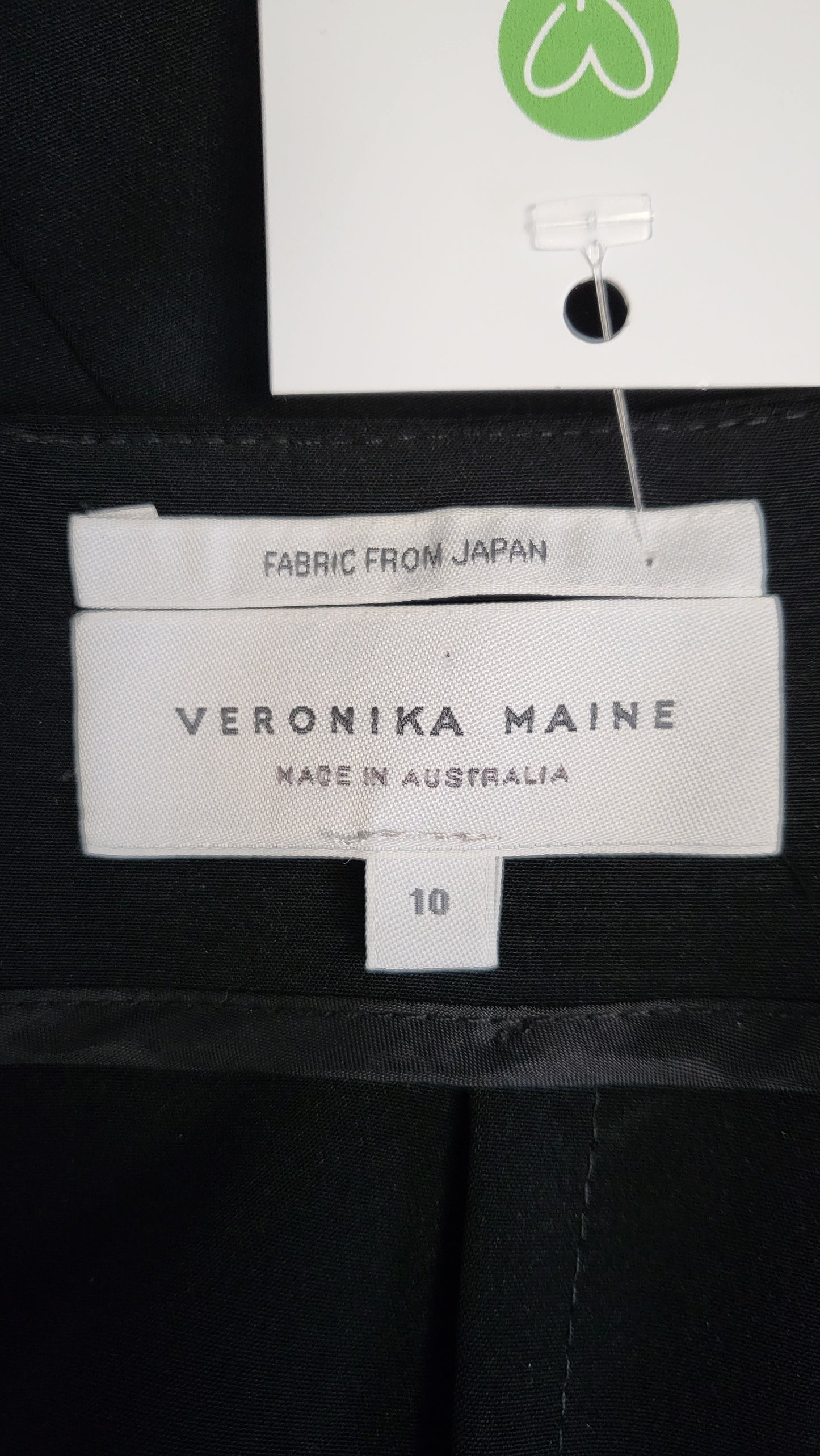 Veronika Maine Black Midi Skirt (10)