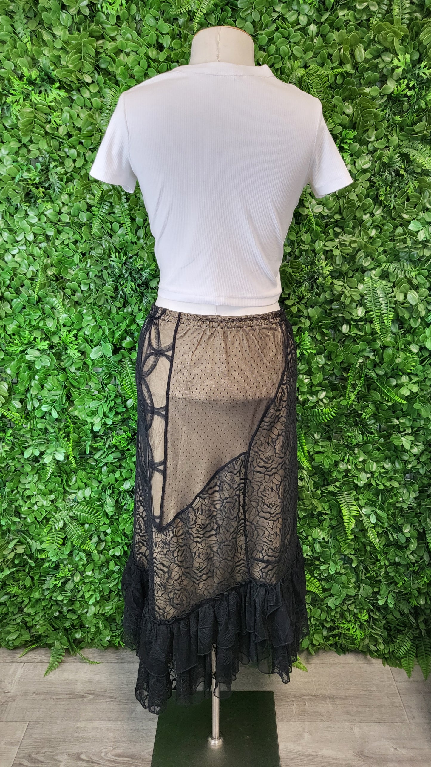 F&I Collection Black Lace Skirt (16)