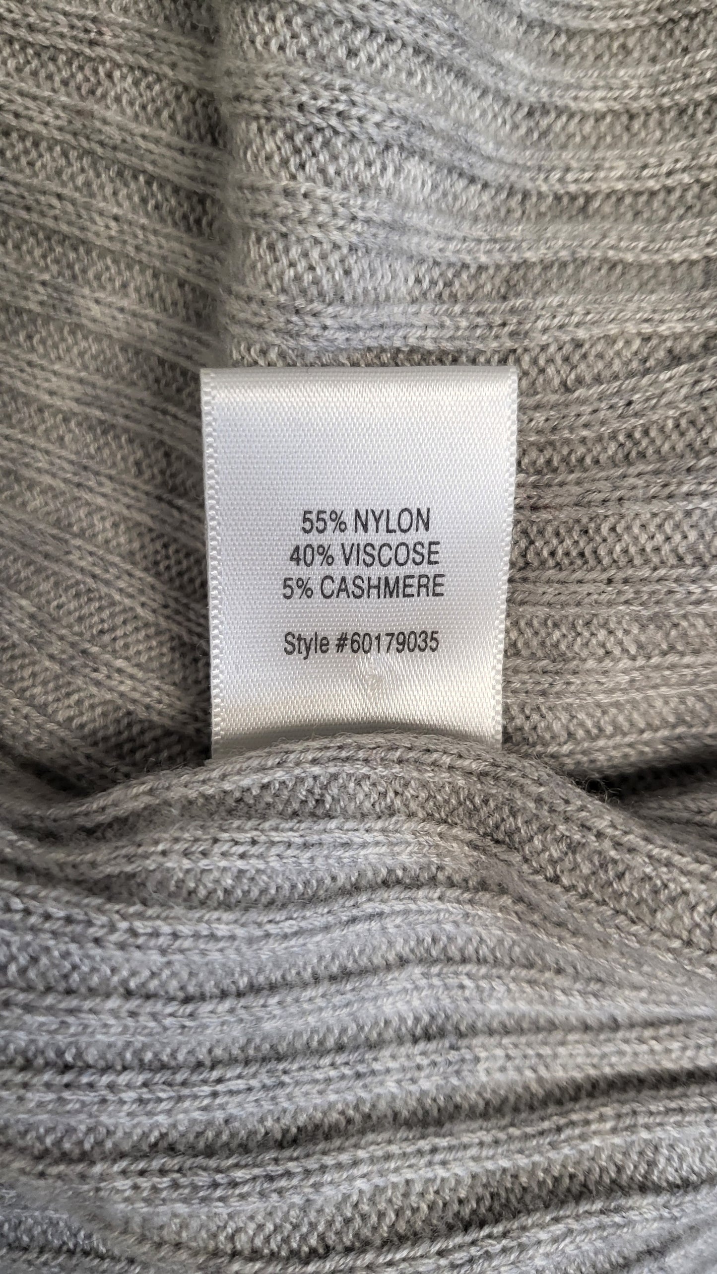 Witchery Grey Poncho Knit (OSFM)