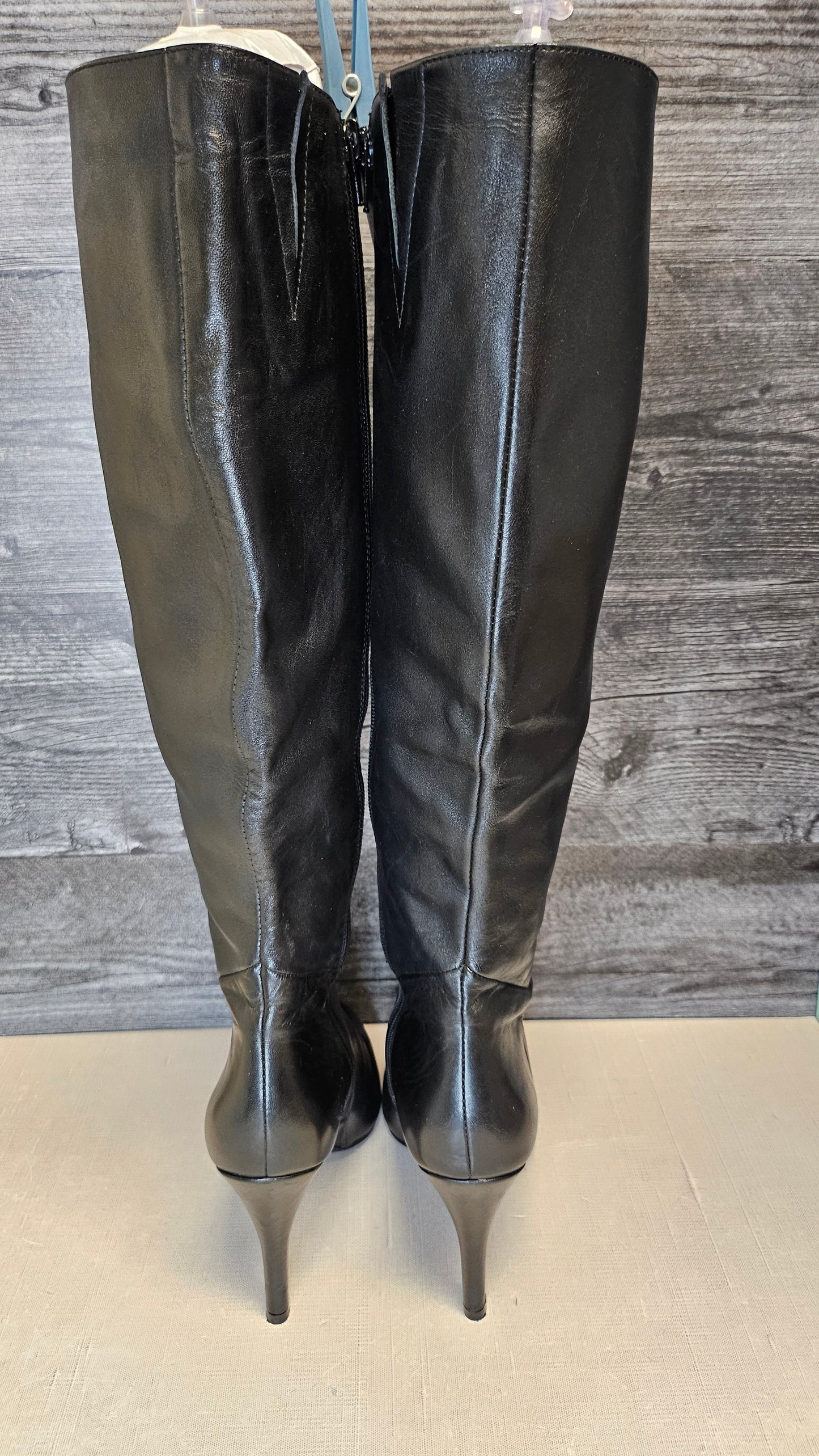 Wittner Black Long Leather Boot (39)