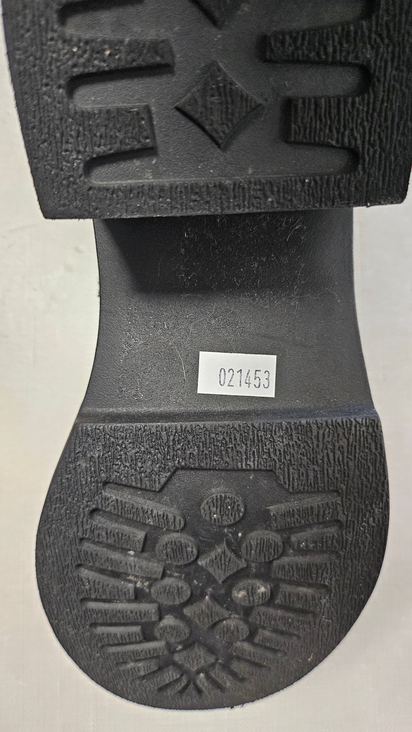 Bresley Black Chunky Leather Boot (38)