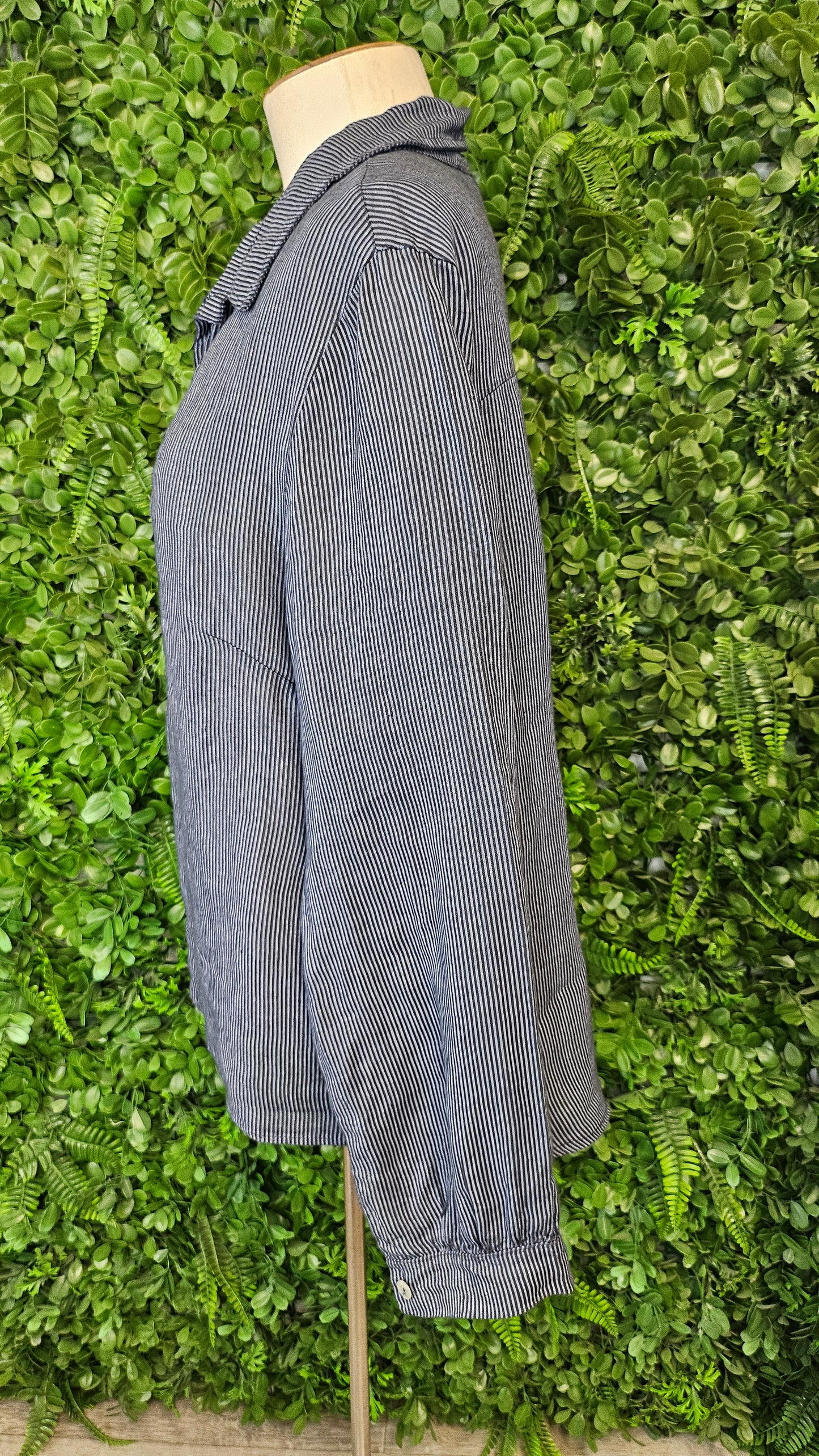 Made In Italy Blue Linen Shirt (10)