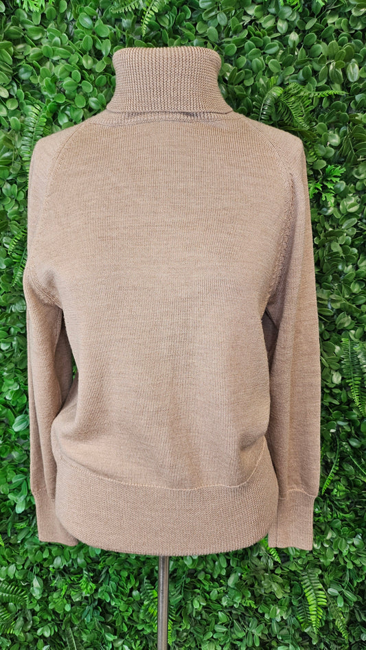 Country Road Camel Rolled Neck Knit (10)