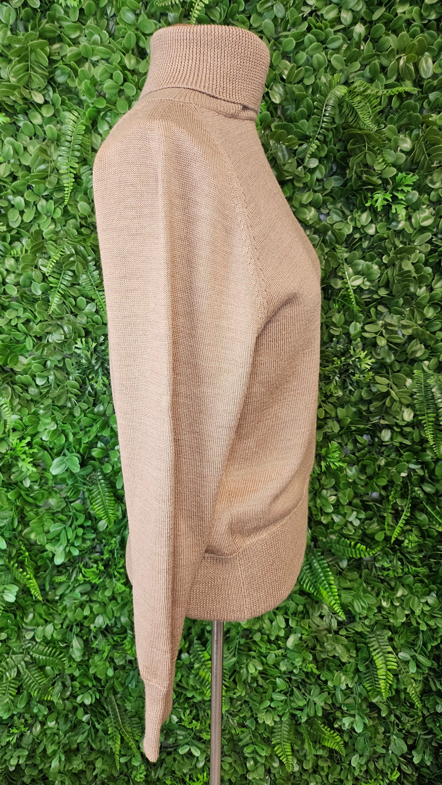 Country Road Camel Rolled Neck Knit (10)