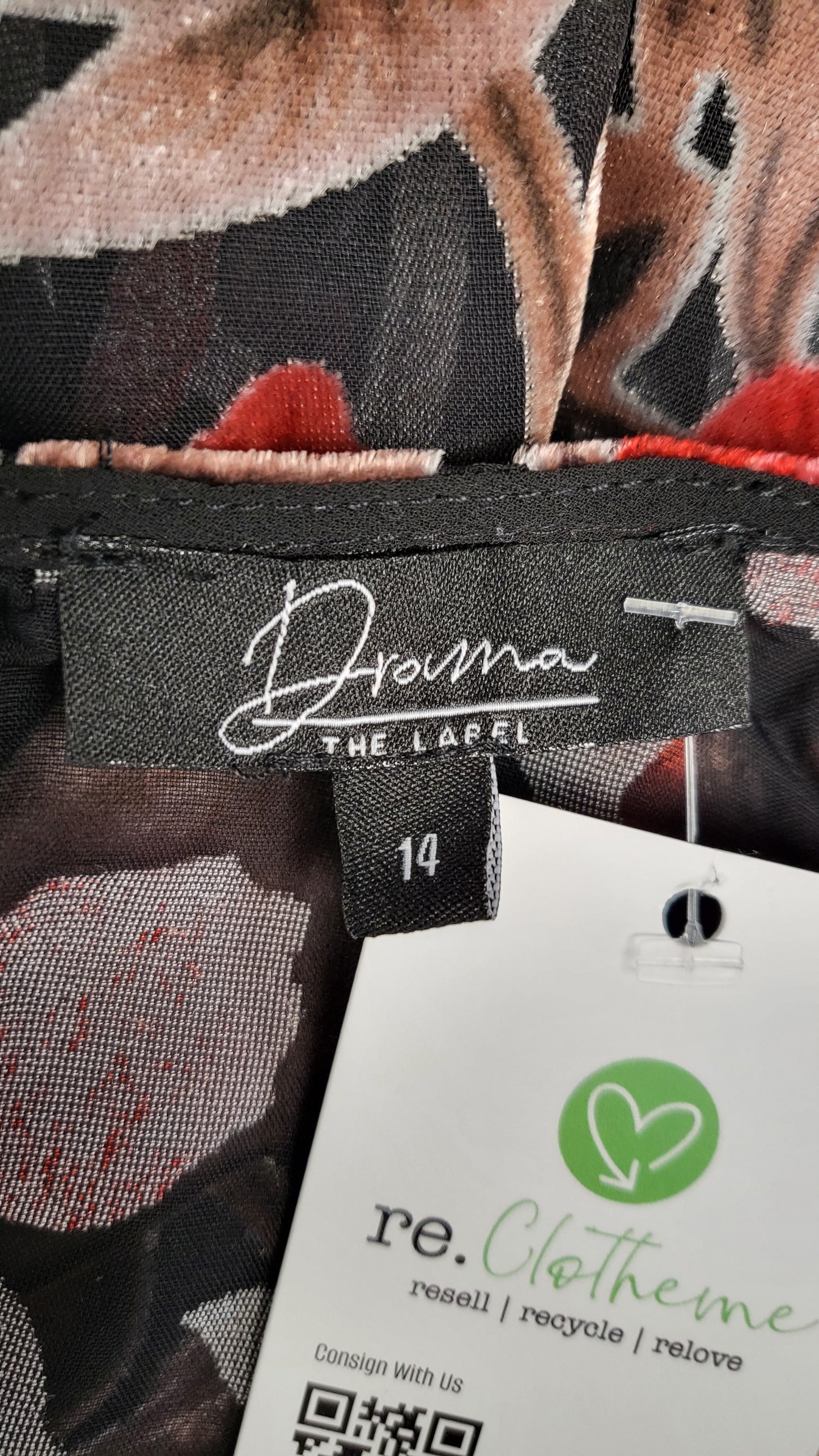 Drama The Label Floral Burn Out Top (14)