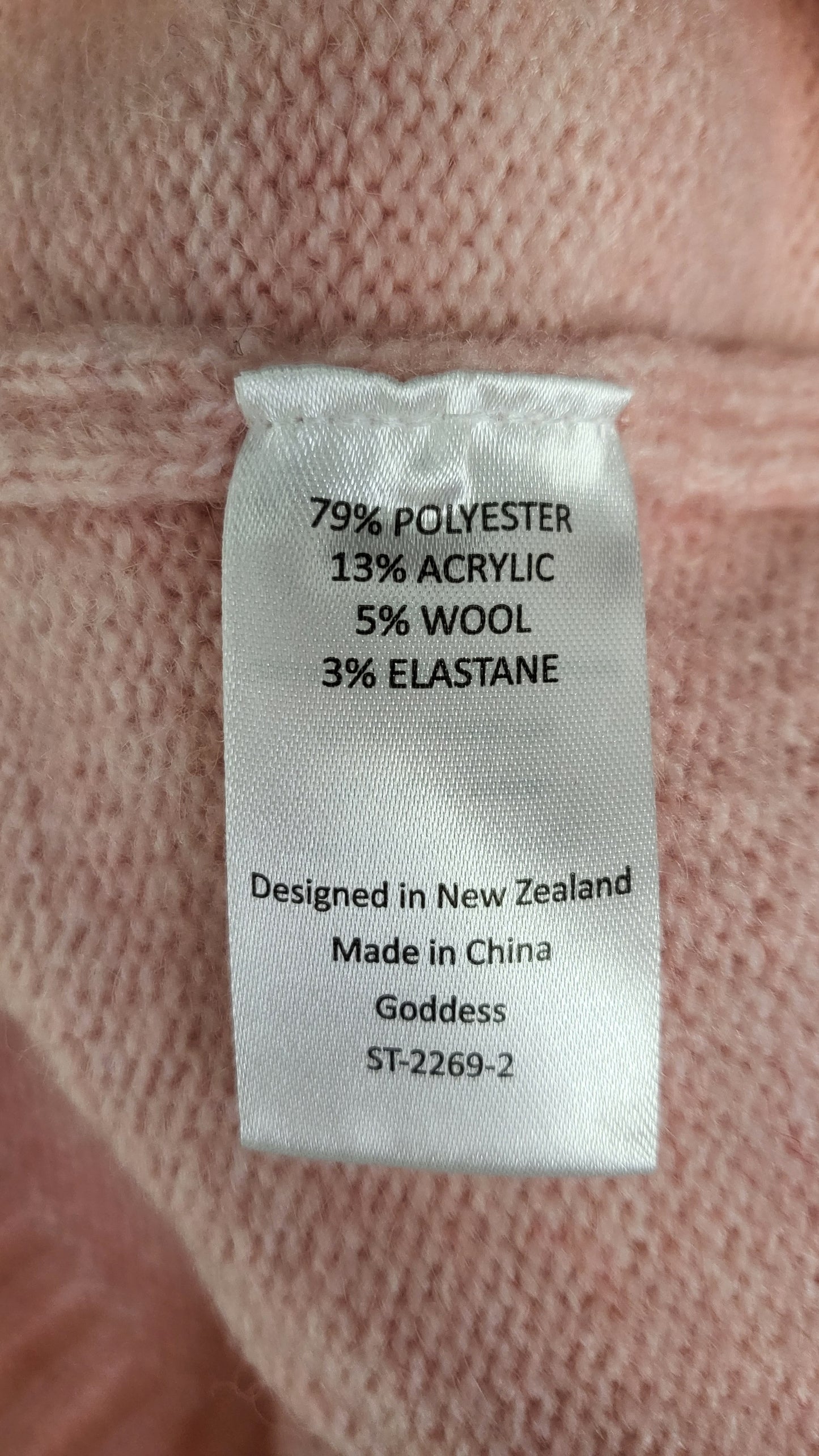 Stories Be Told Pink Wool Blend Knit (6-8)