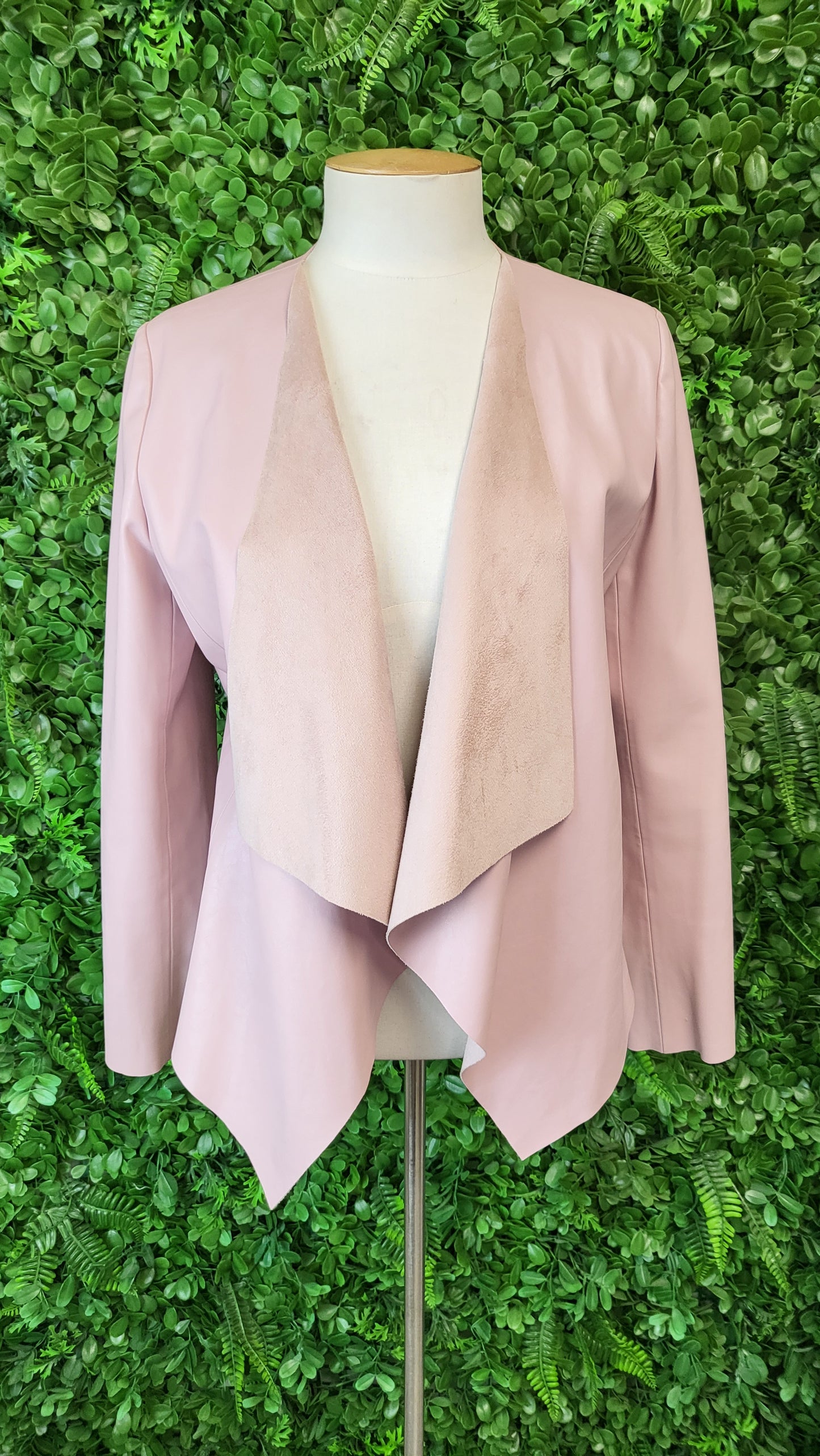 Airlie Pink Pleather Jacket (8-10)