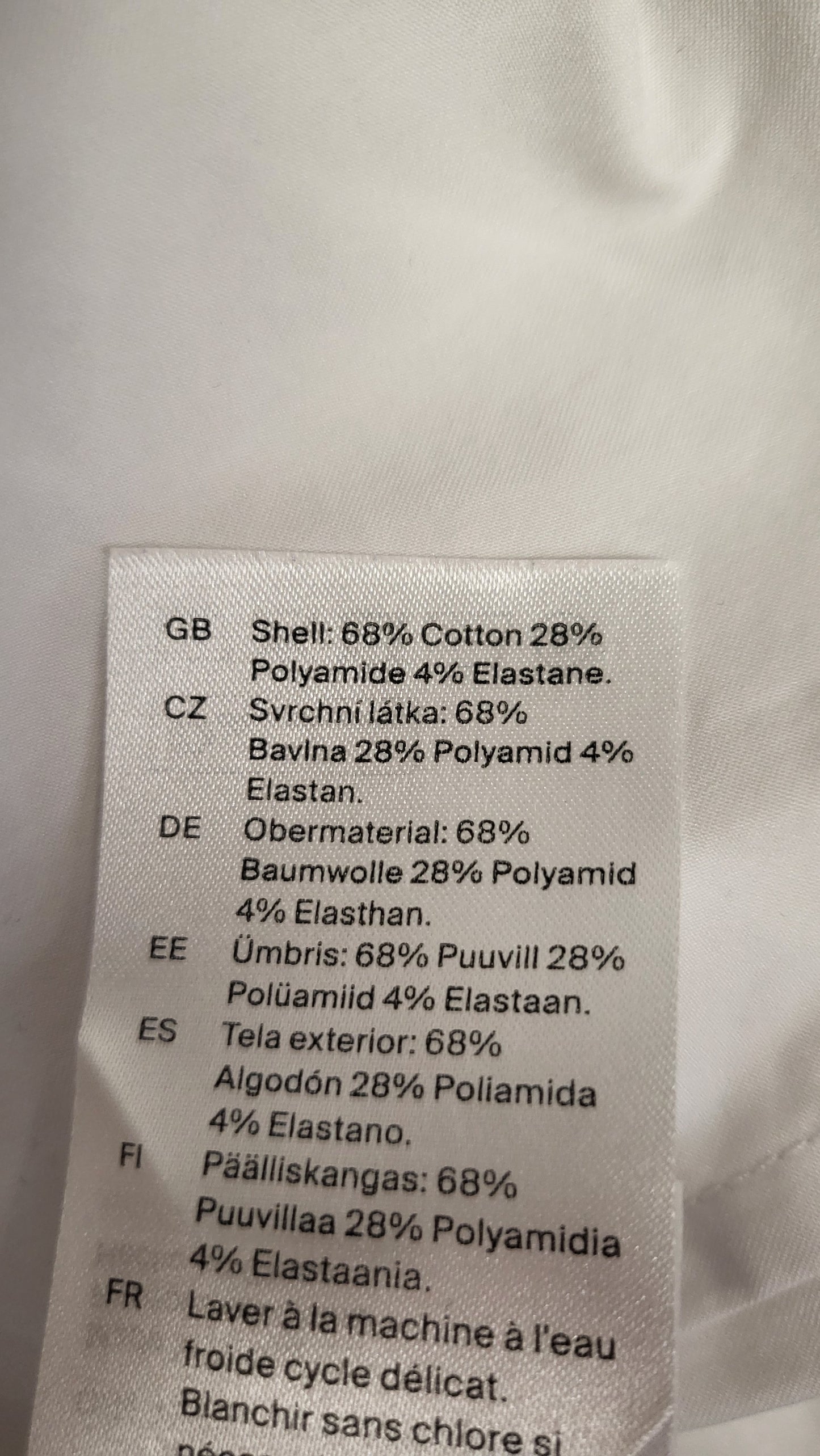 COS White Collarless Shirt (8-10)