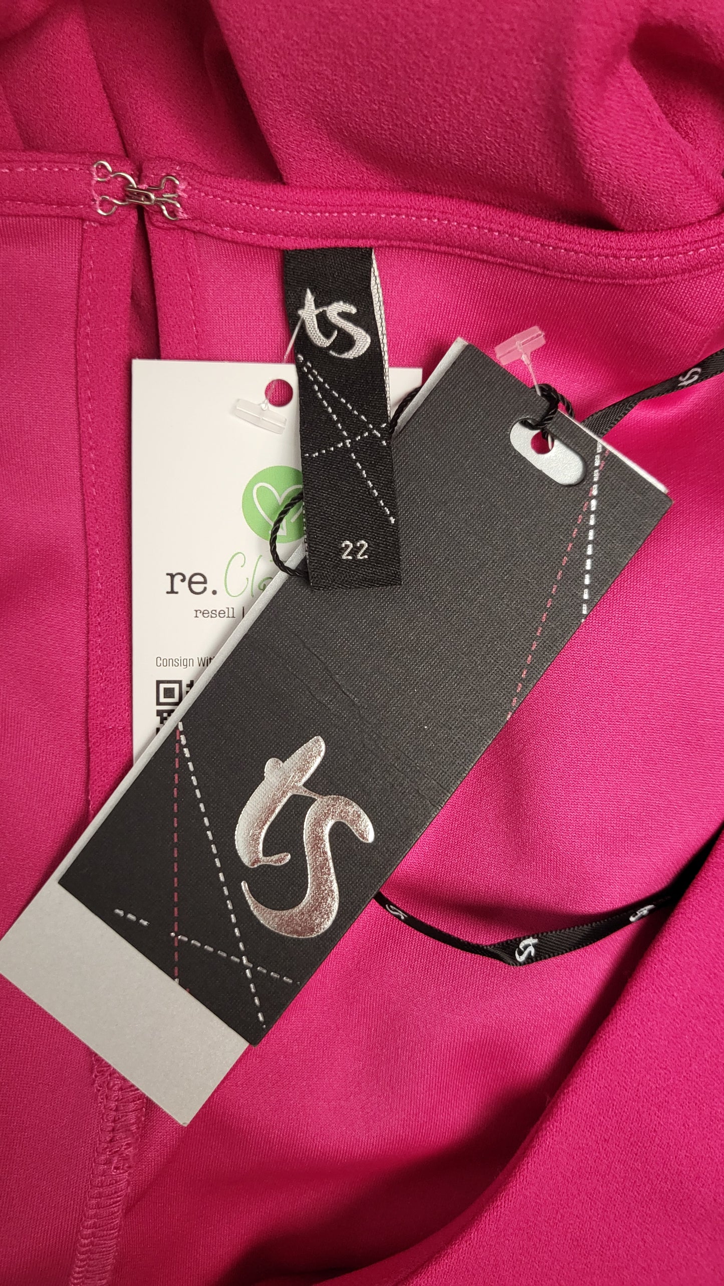 Ts Hot Pink Frill Dress BNWT (22)