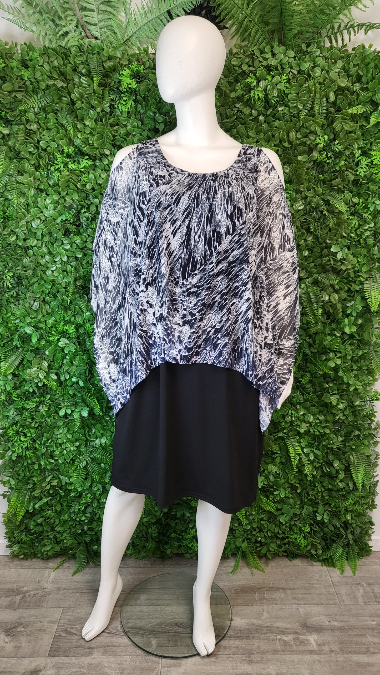 Autograph Print Layer Dress (20)