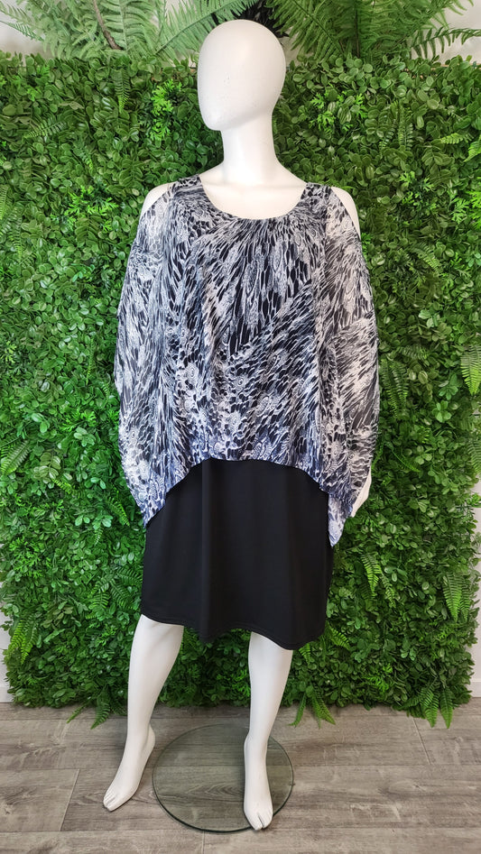 Autograph Print Layer Dress (20)