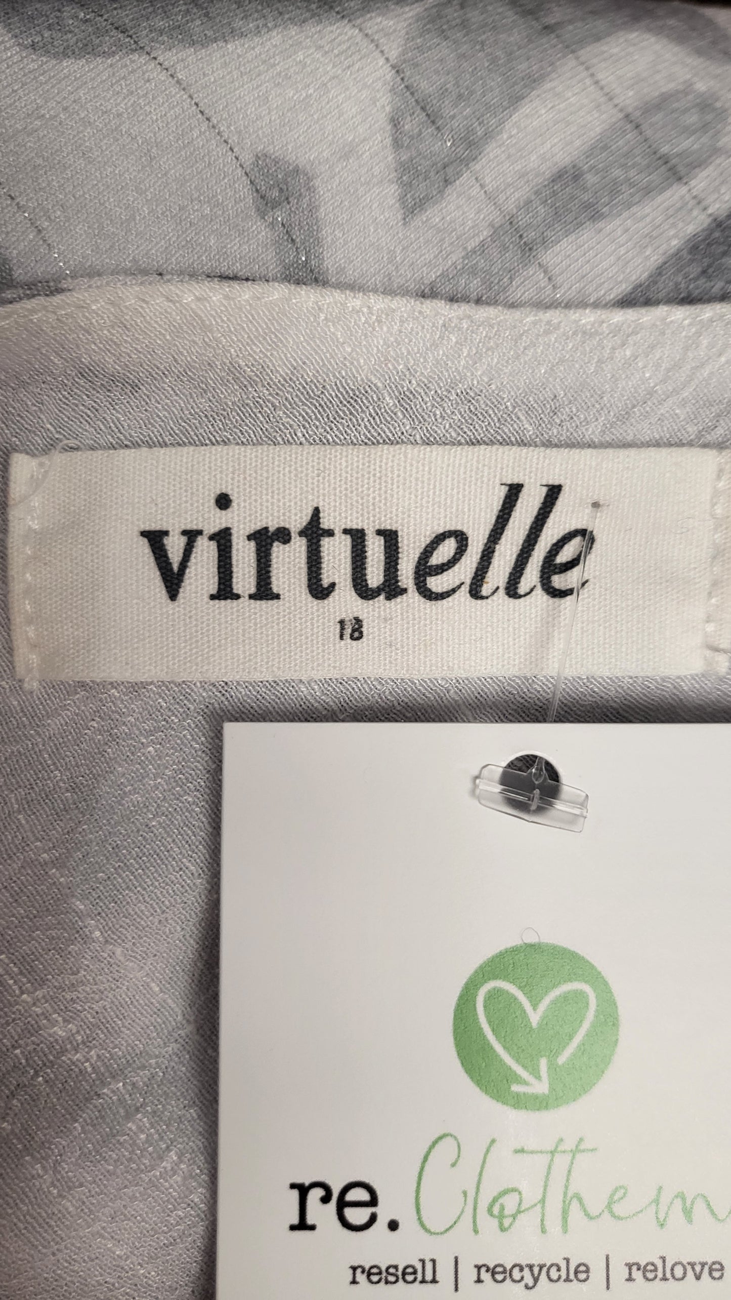 virtuelle Silver Grey Bias Cut Dress (18)