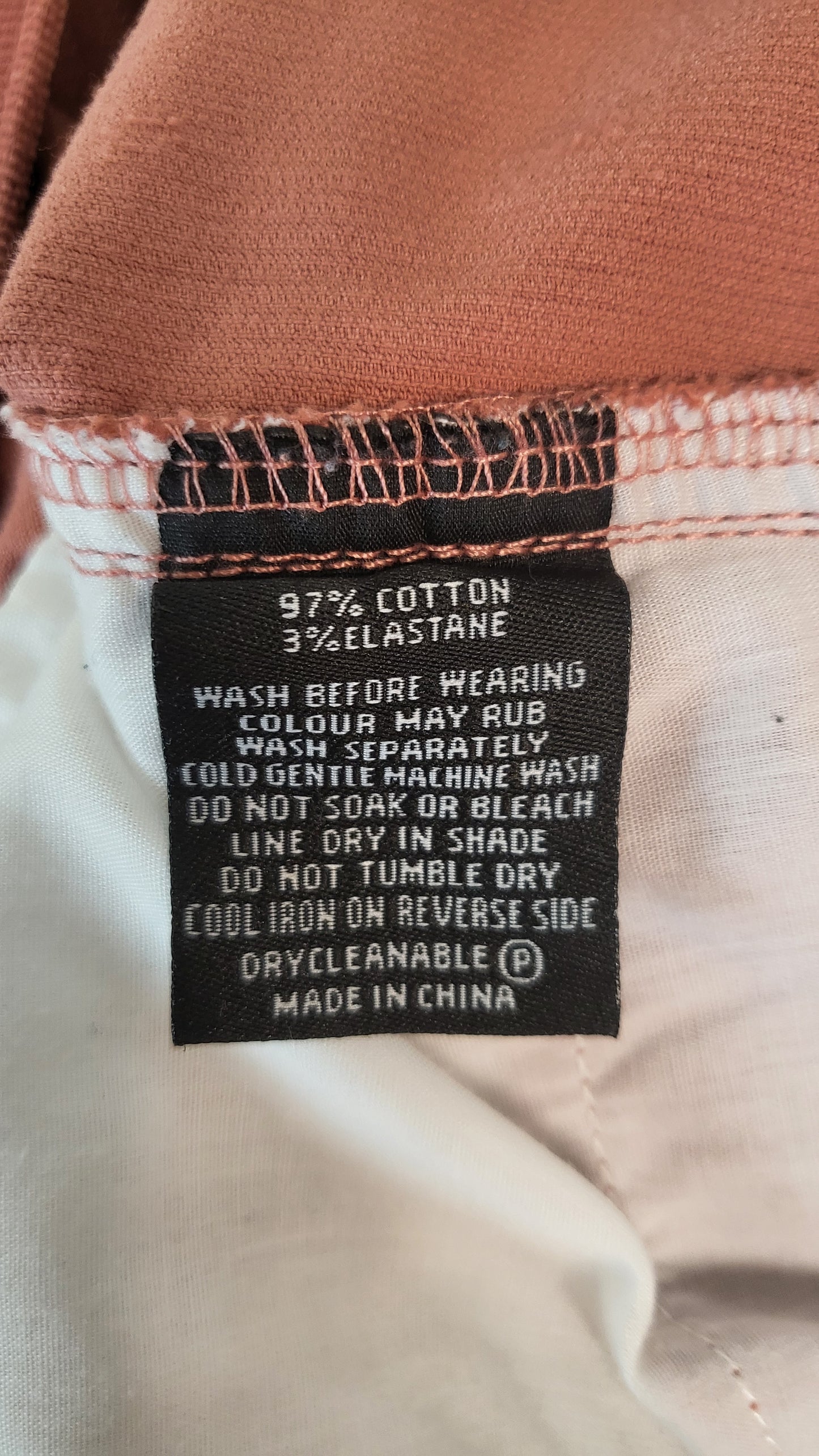 Vassalli Terracotta Cord Skirt (16)