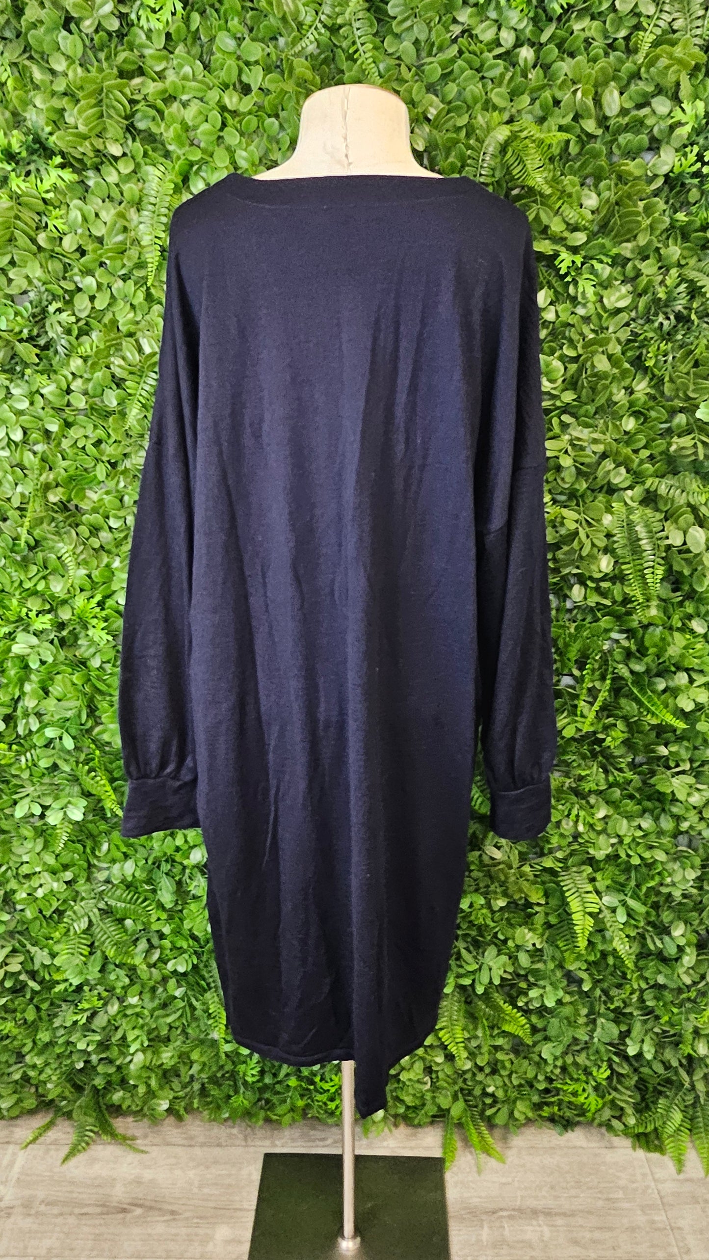 Siren Navy Merino Knit Dress (18)
