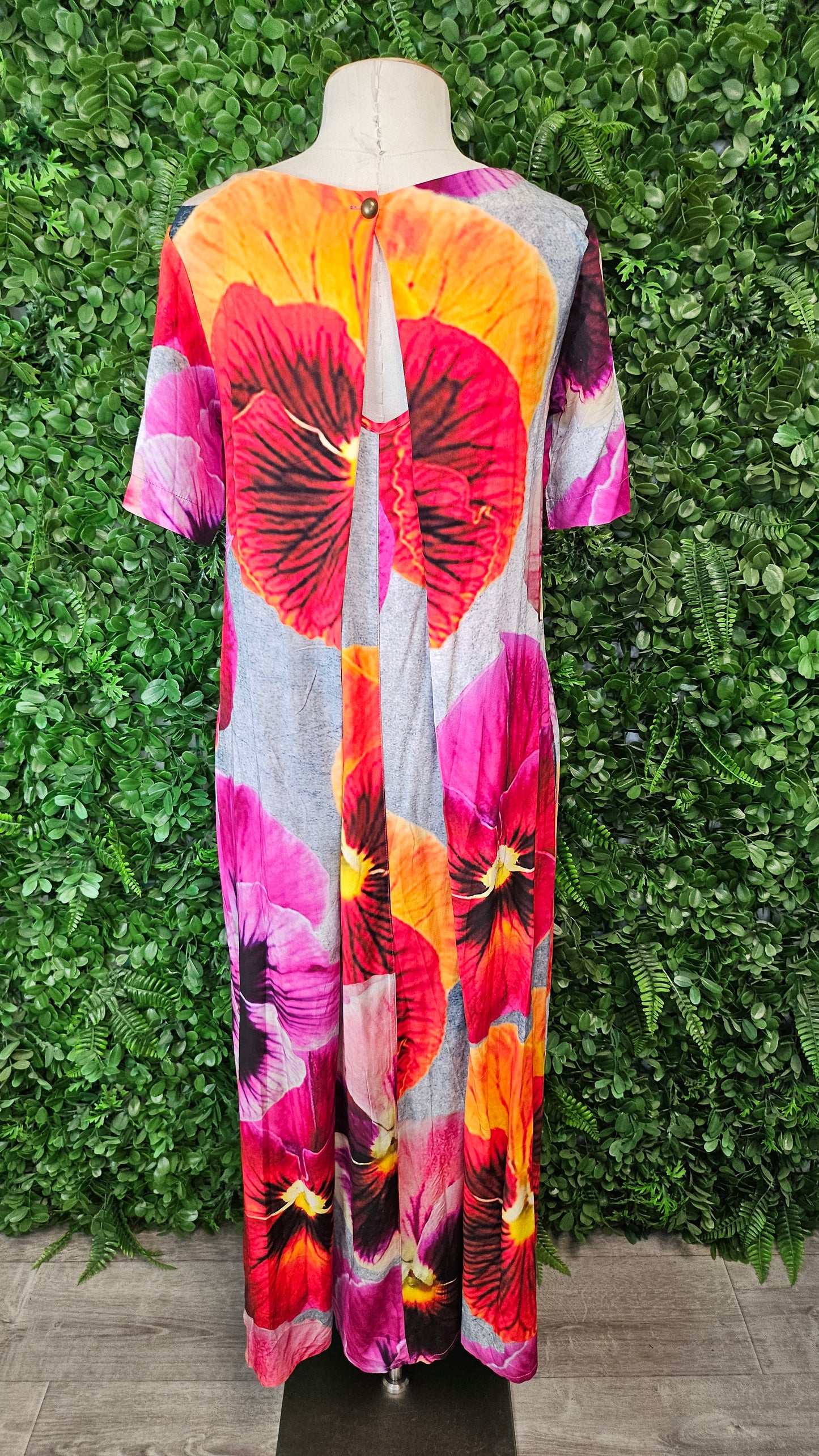 Deeanne Hobbs Floral Maxi Sun Dress (8-10)