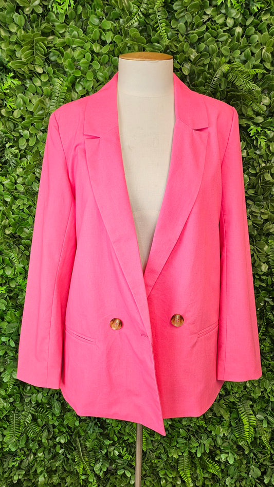 Billie The Label Pink Dylan Blazer BNWT (8)