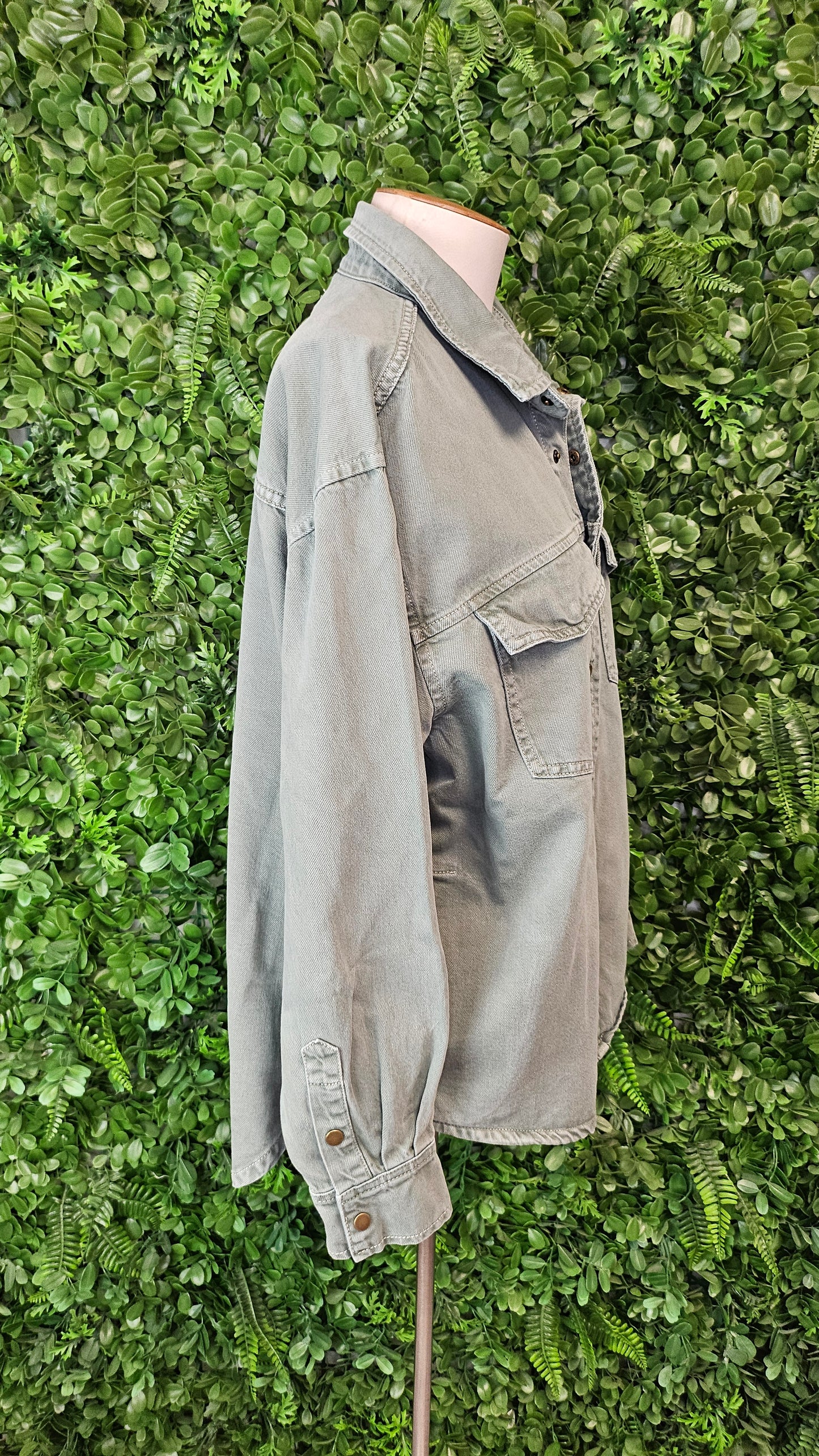 Foxwood Green Denim Shacket (12)