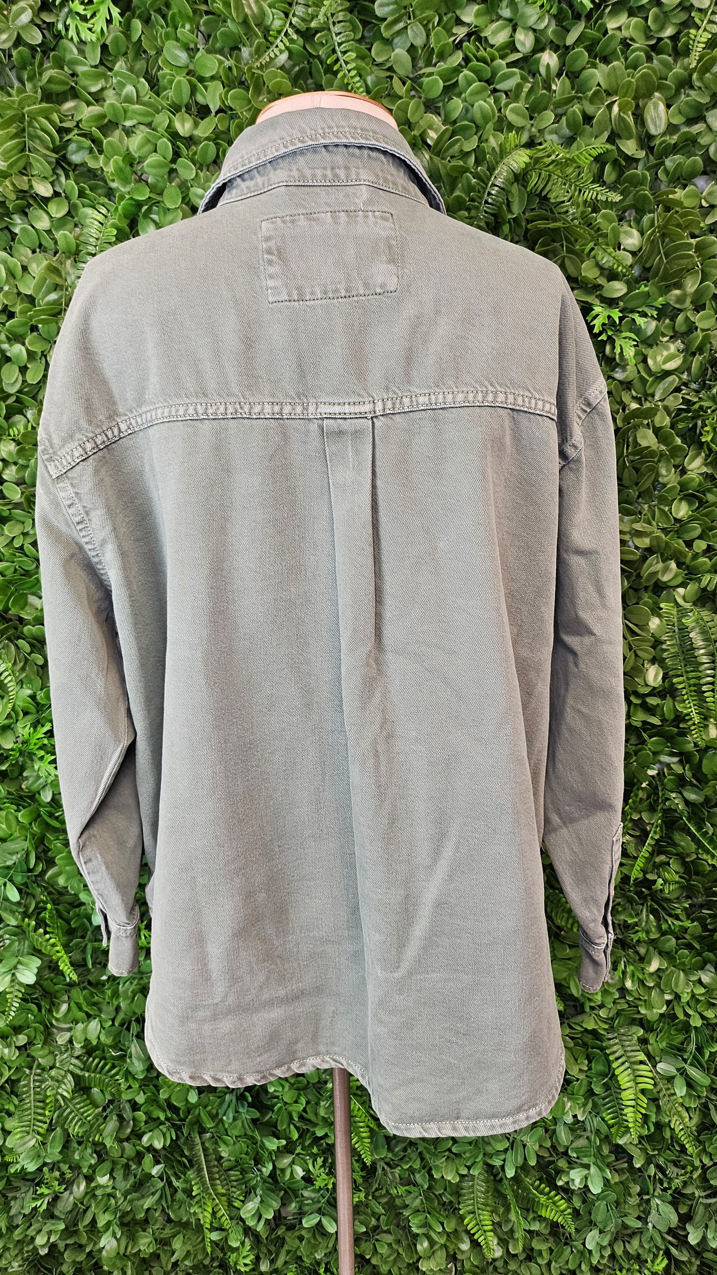 Foxwood Green Denim Shacket (12)