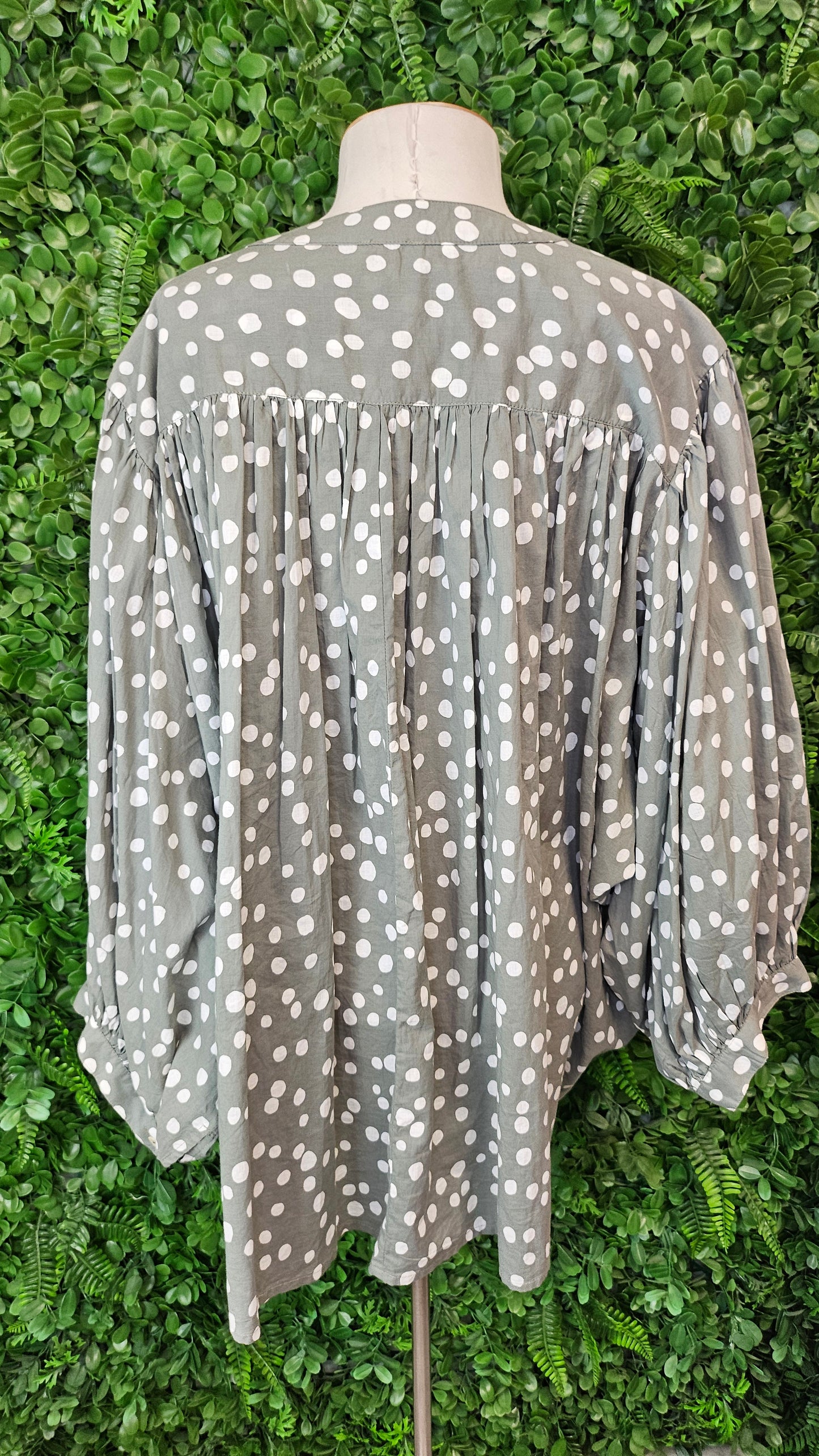 K+K Sage Spot Blouse (20-22)