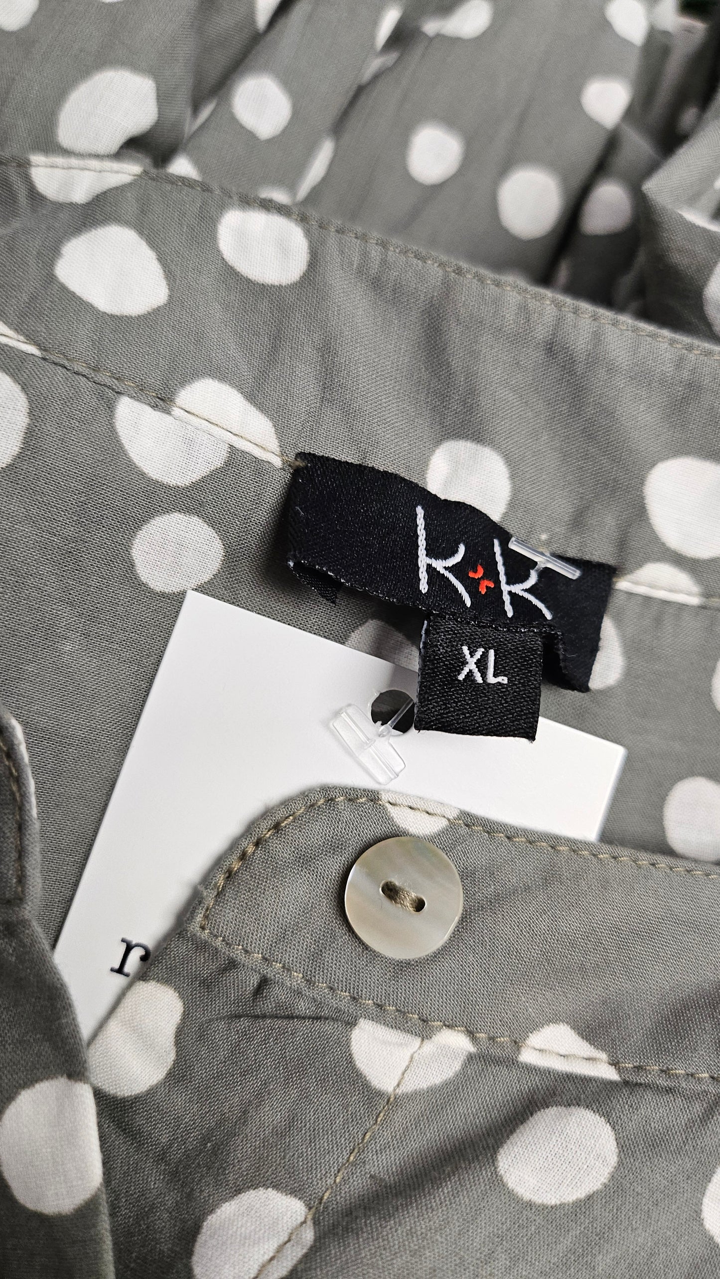 K+K Sage Spot Blouse (20-22)