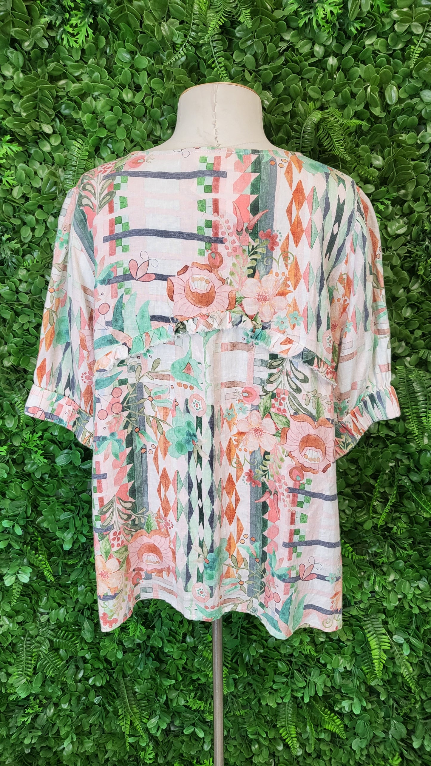 Madly Sweetly Multi Linen Top (14)