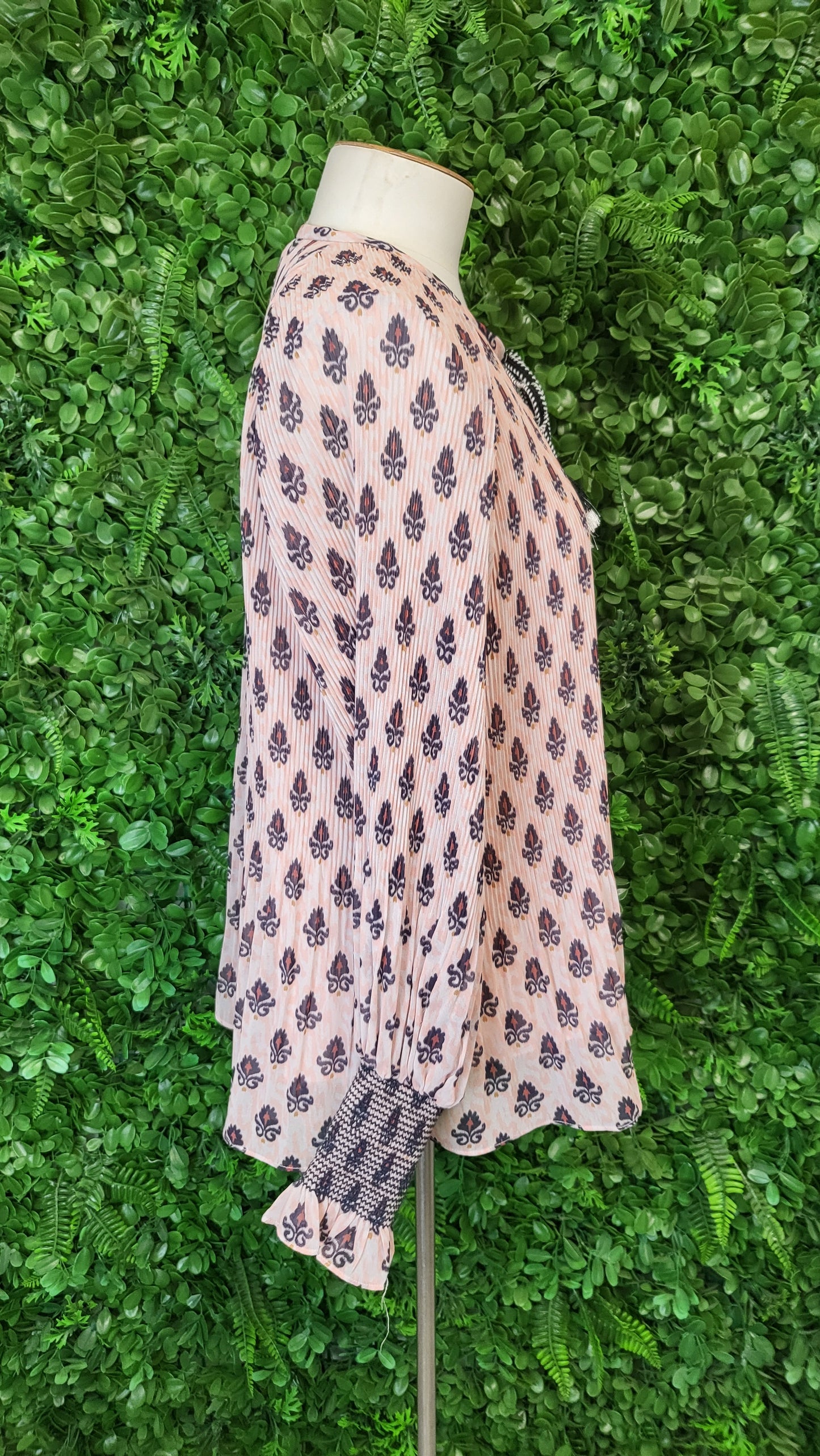 Loobies Story Print Pleat Blouse (12)