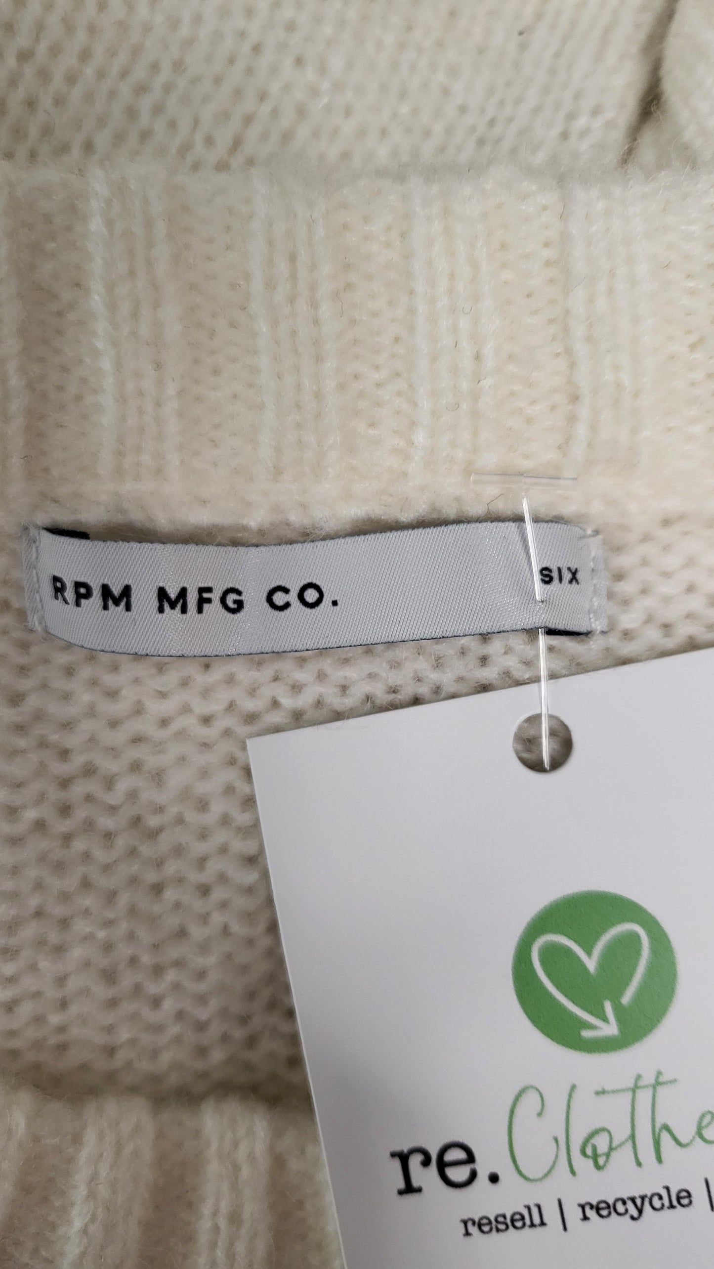 RPM Cream Wool Blend Knit (6-8)