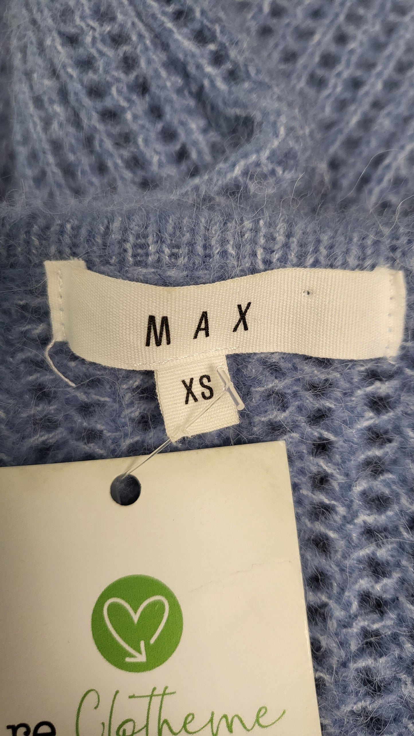 Max Blue Wool Blend Loop Knit (8)