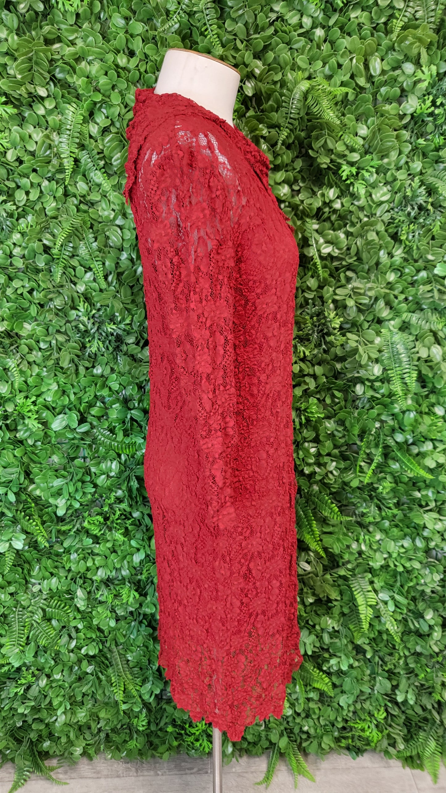 Unknown Red Lace Dress (8)