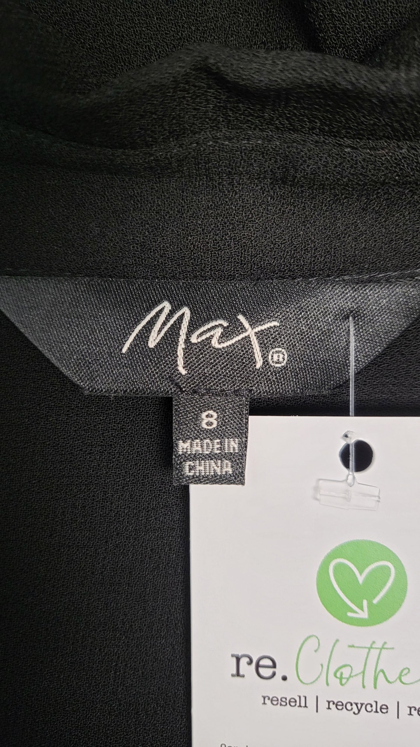 Max Black Sheer Shirt Dress (8)