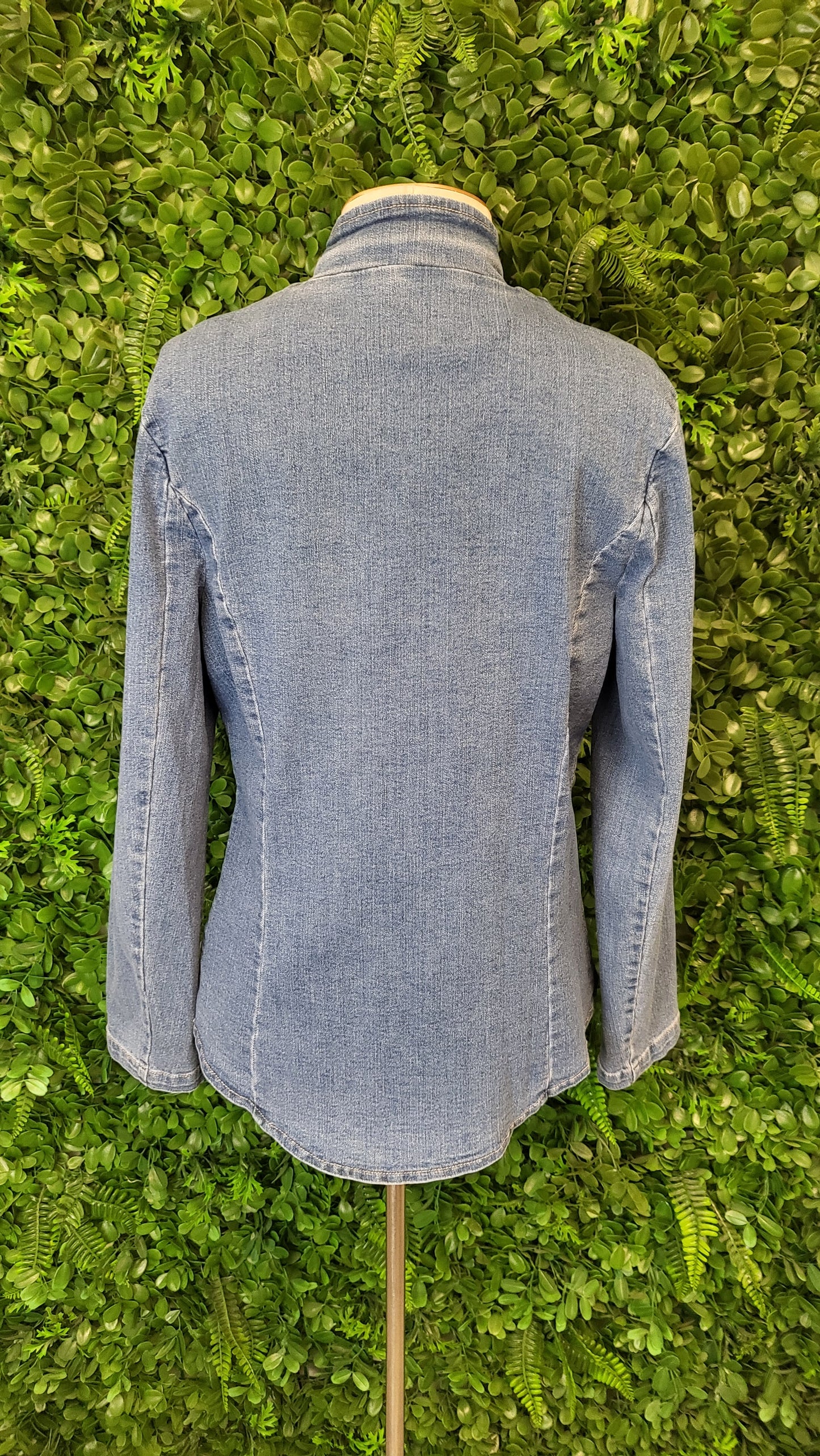 Betty Basics Blue Denim Military Jacket (10)