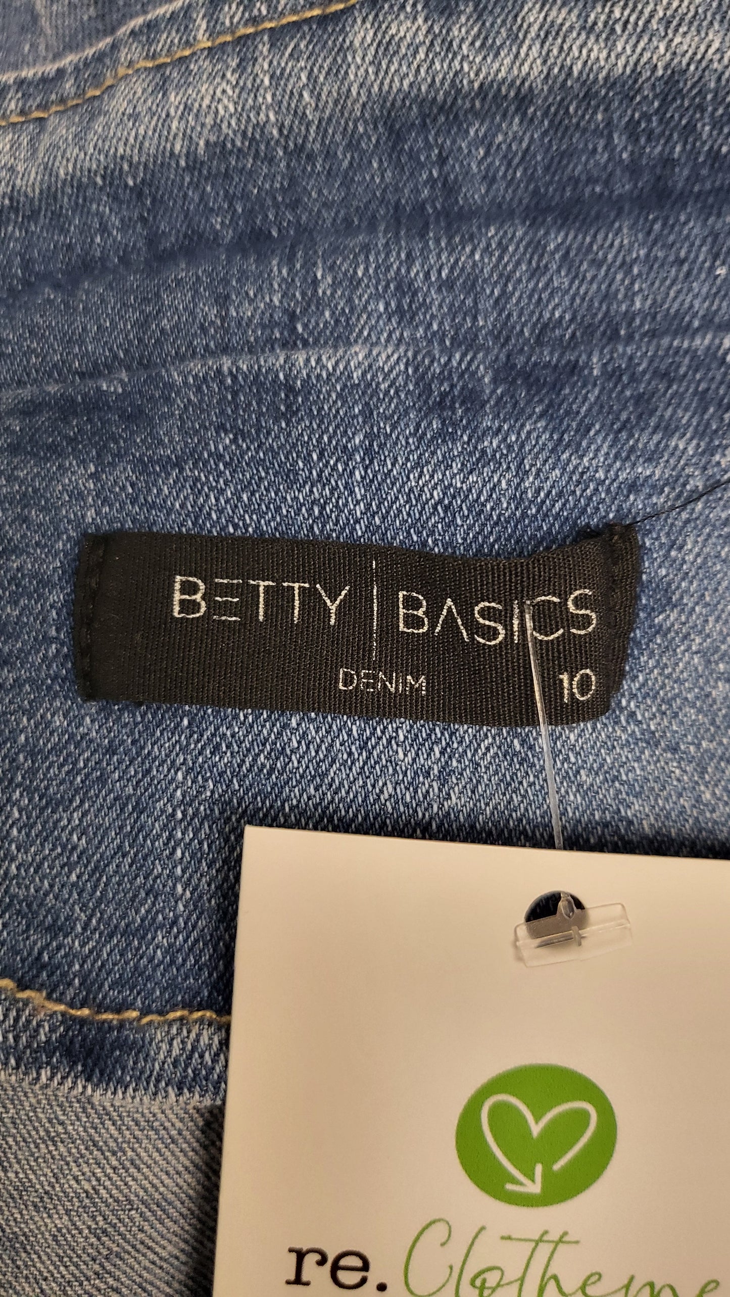 Betty Basics Blue Denim Military Jacket (10)
