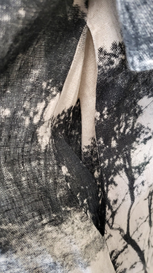 Megan Salmon Print Linen Dress Jacket (16)