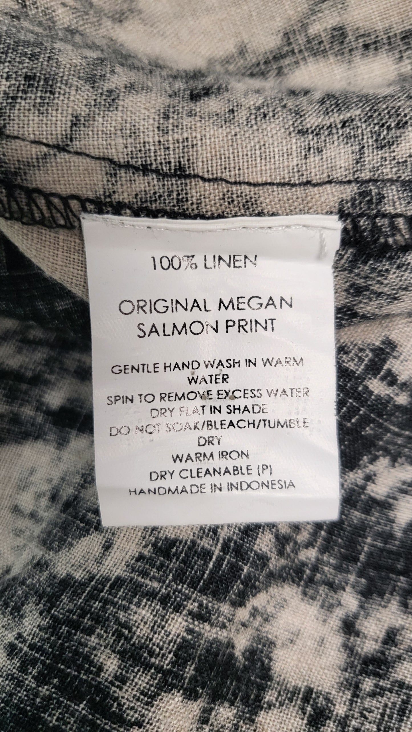 Megan Salmon Print Linen Dress Jacket (16)