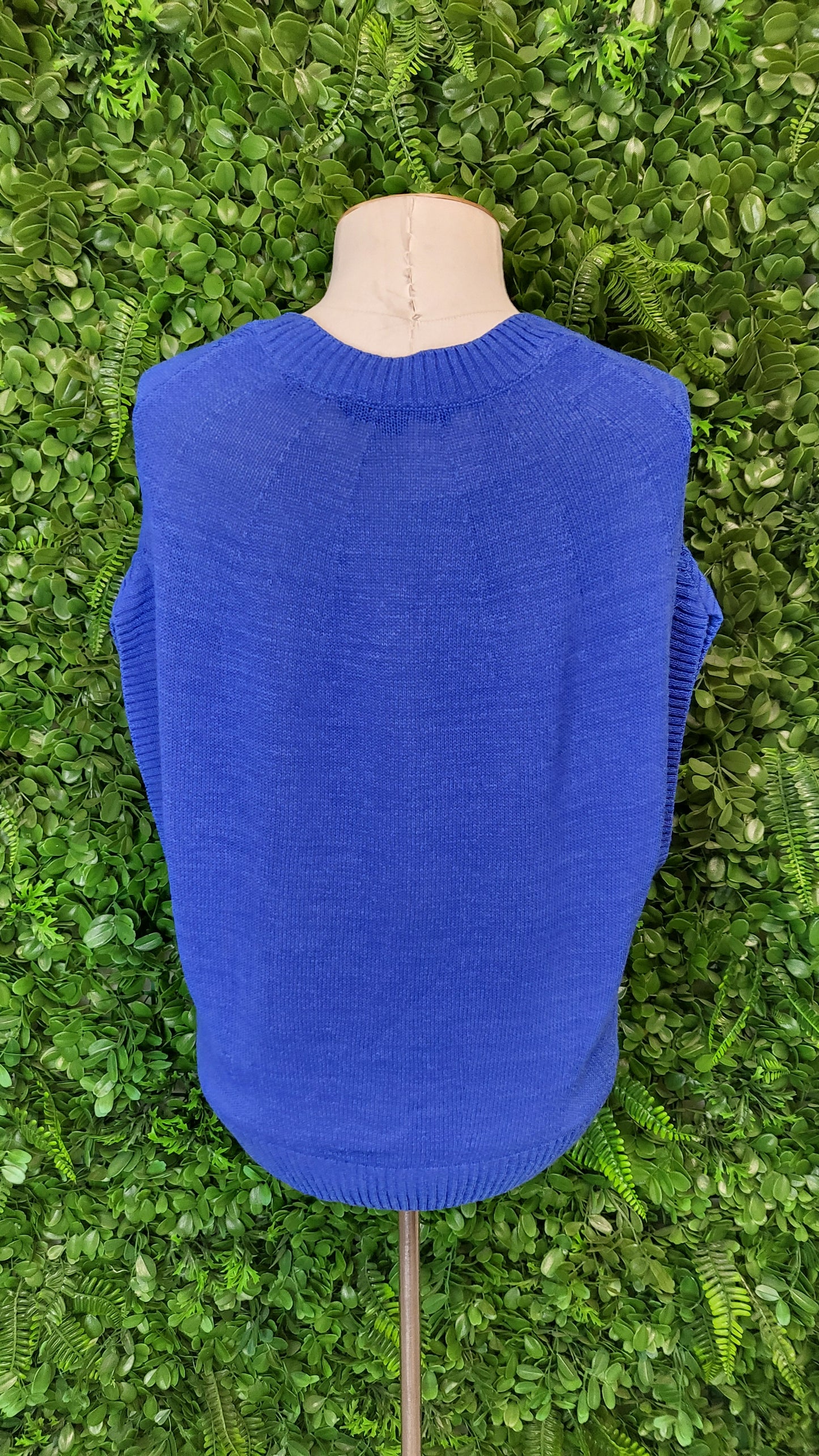David Lawrence Azure Knit Vest (10-12)