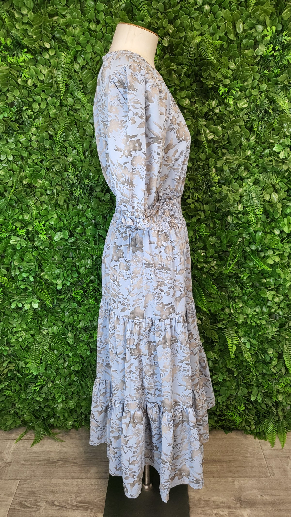 Leila + Luca Print Tiered Maxi Dress (10)