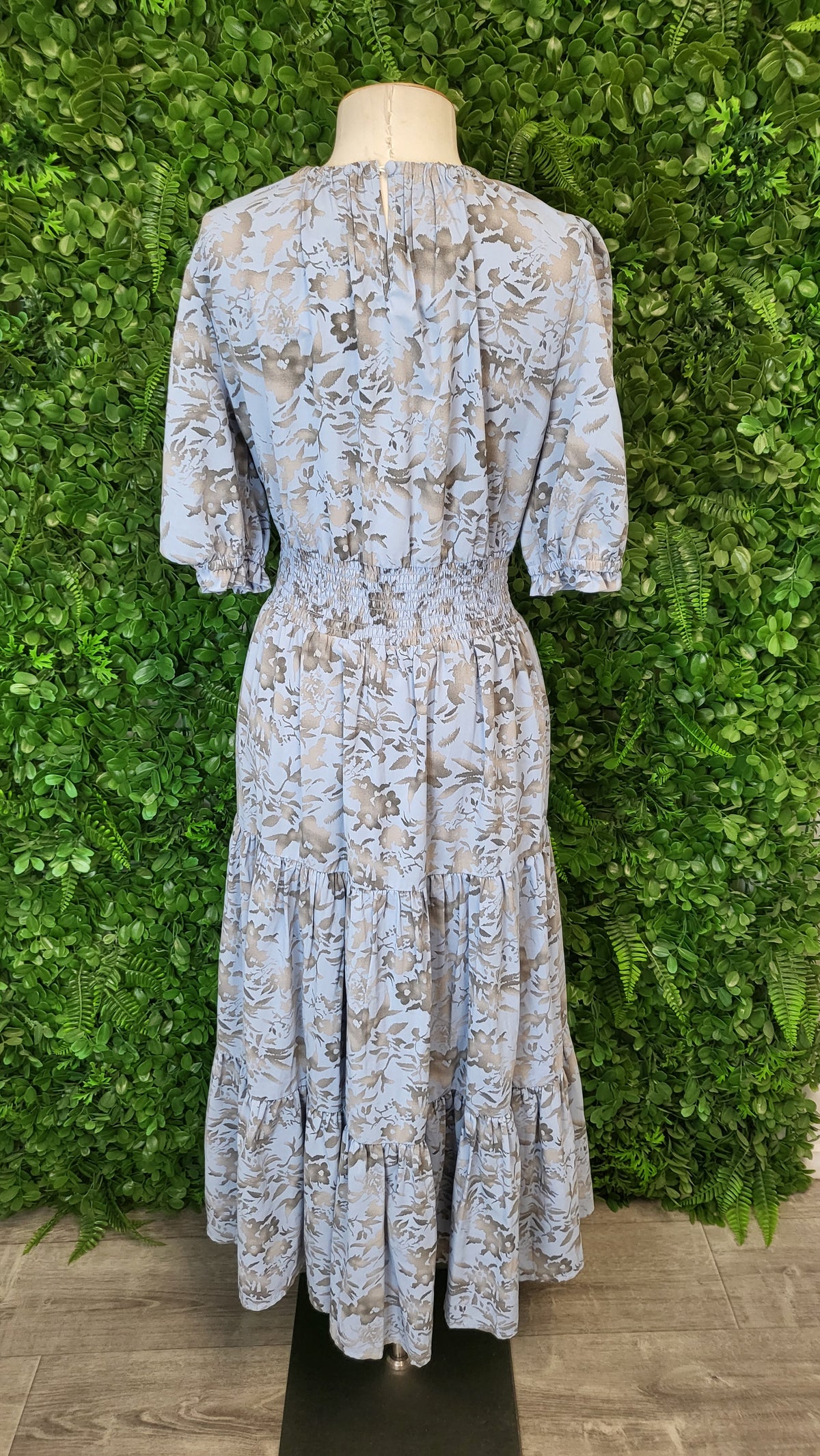 Leila + Luca Print Tiered Maxi Dress (10)