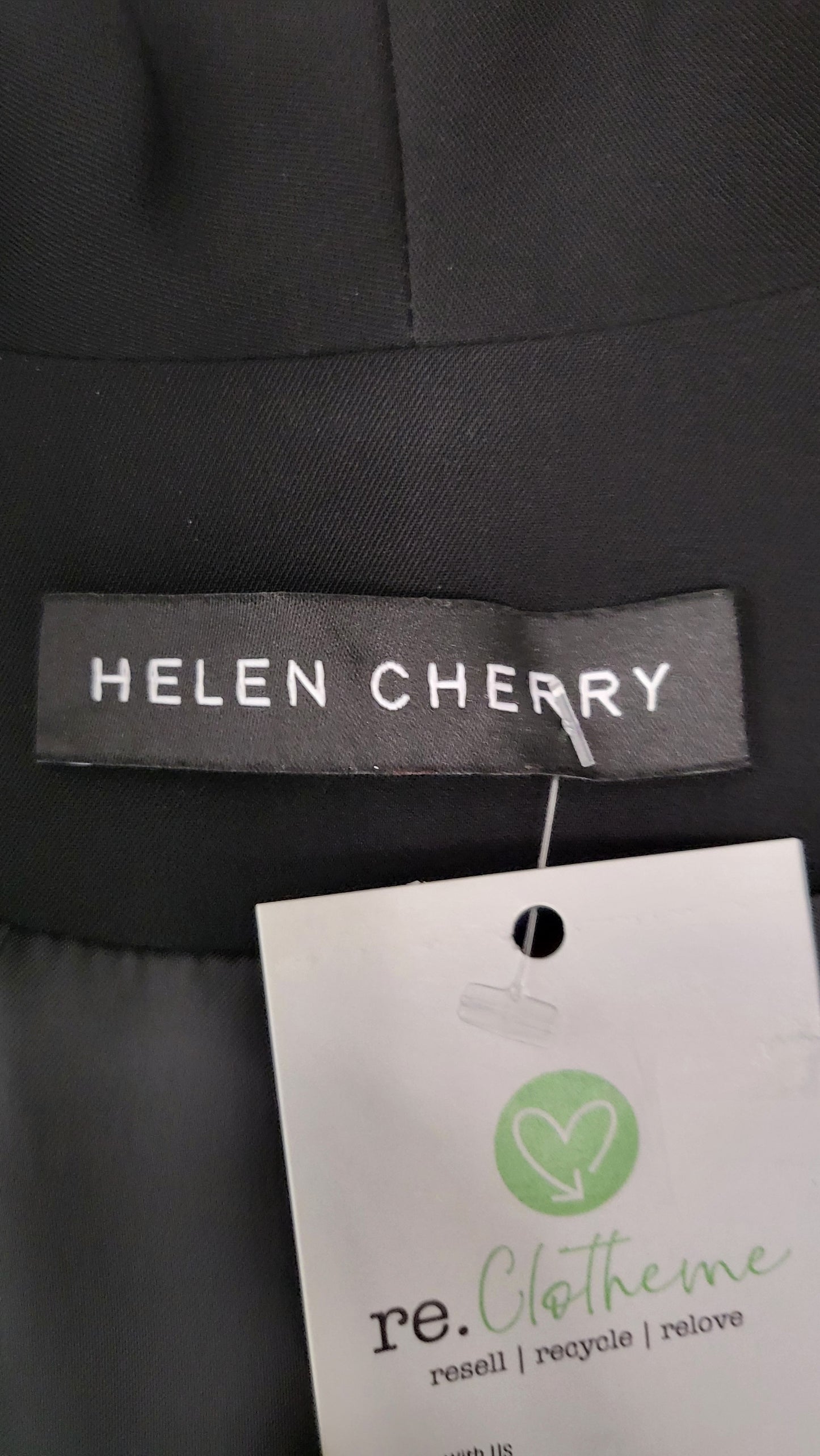 Helen Cherry Black Dress Blazer (12-14)